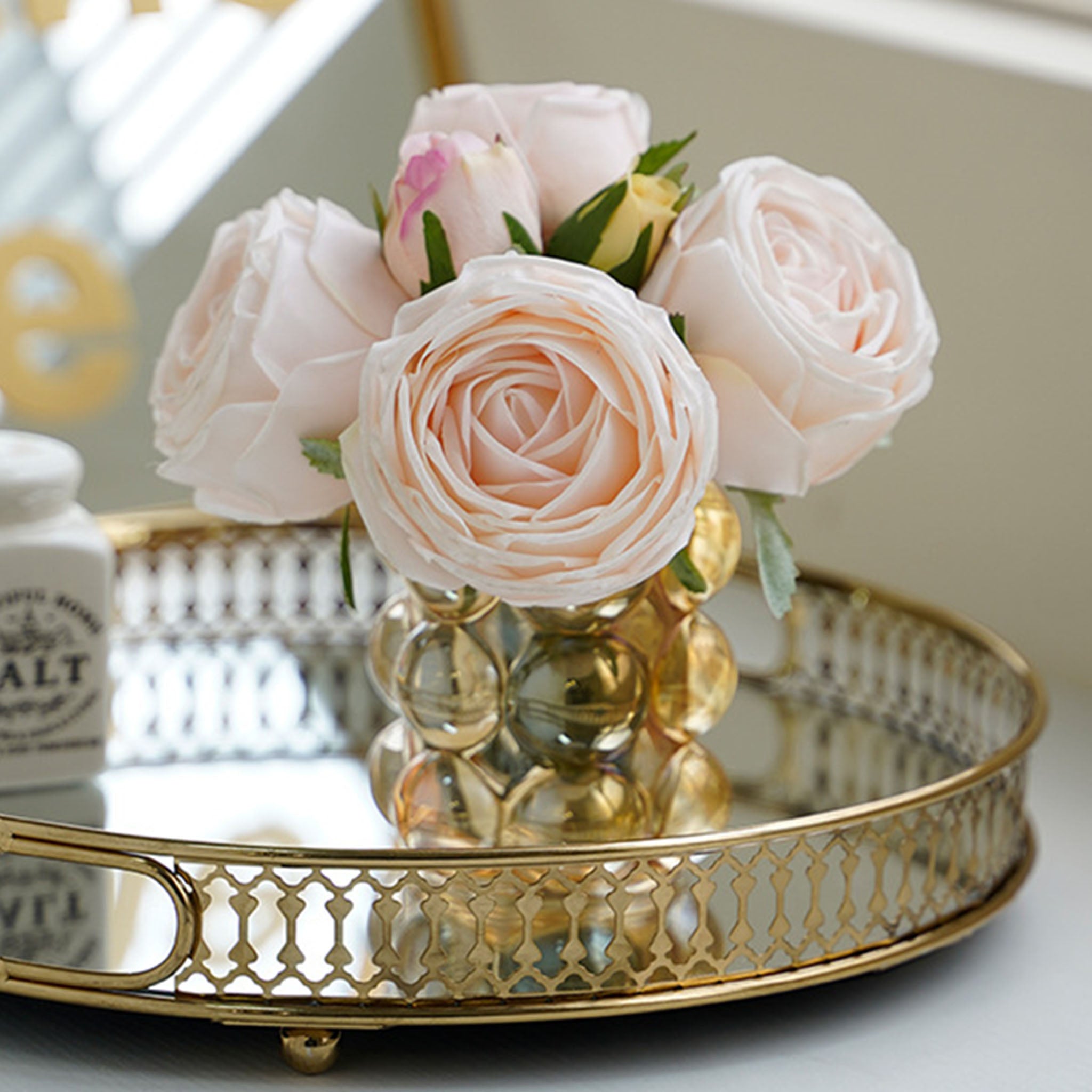 Realisic Fake Flowers Real Touch Rose Bouquet