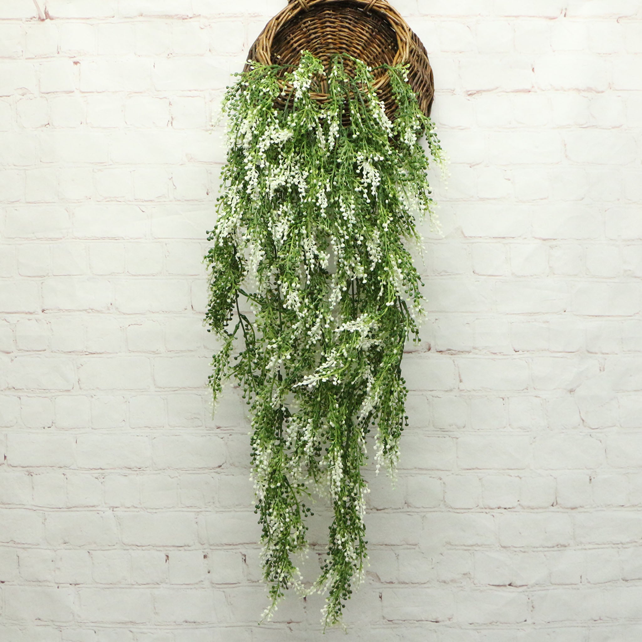 Artificial Hanging Plants for Wall Basket Planters