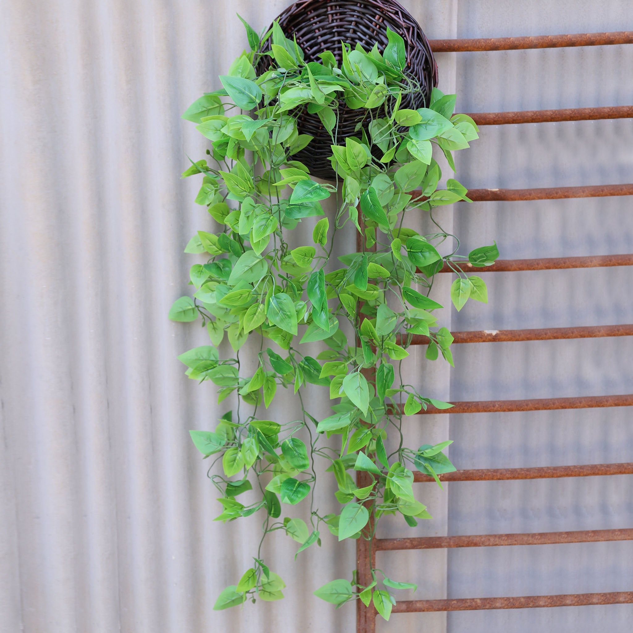 Fake Hanging Plant Vines Ivy Pothos Grape Leaf Vine