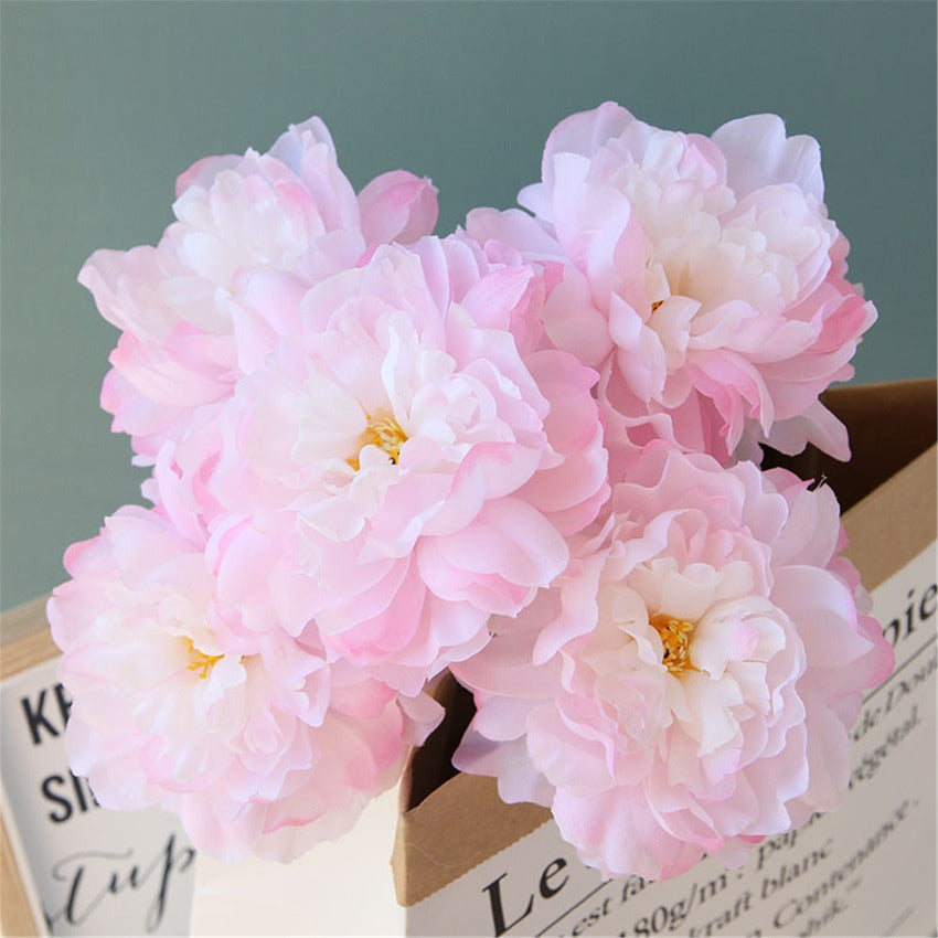 Fake Peony Flowers Artificial Wedding Floral Arrangement