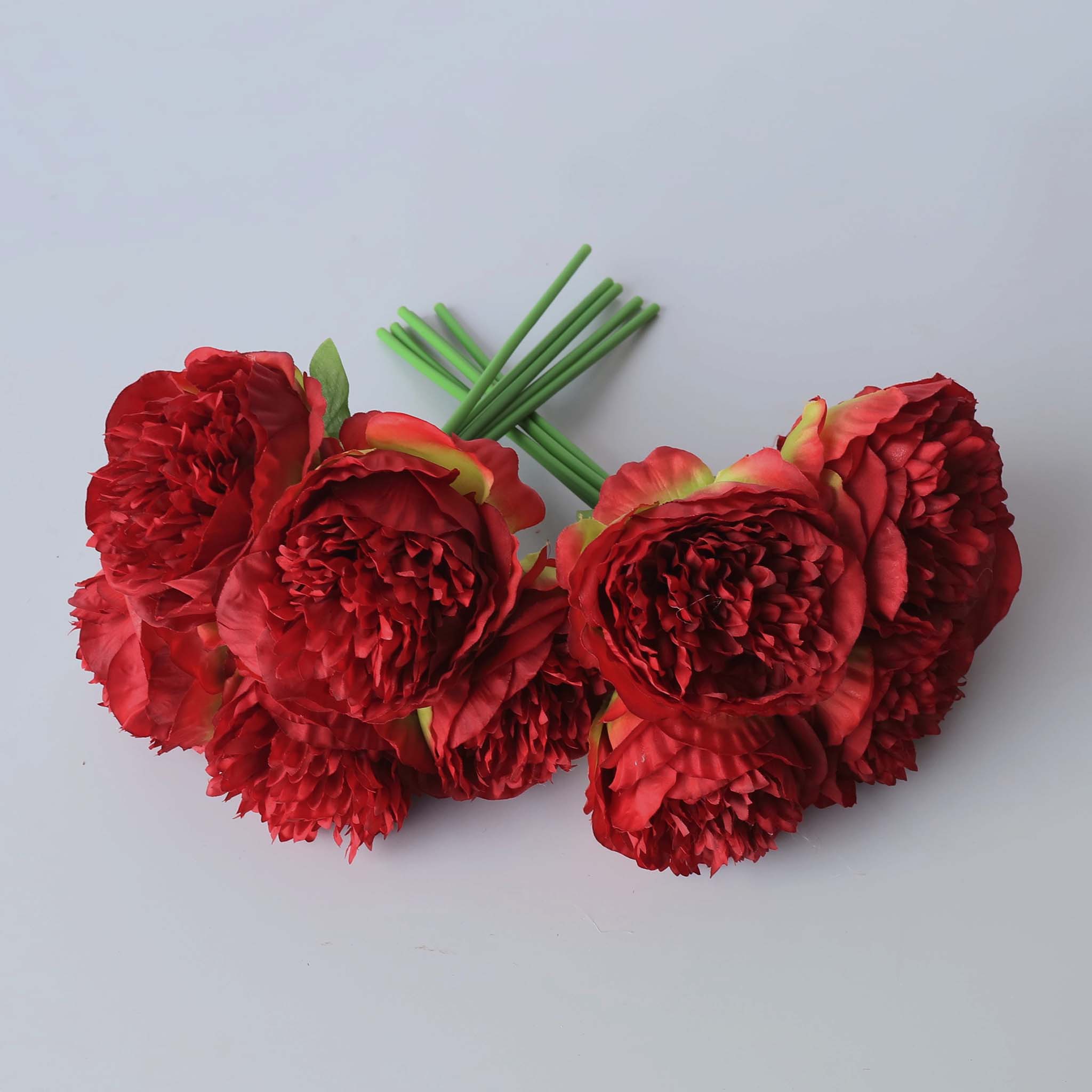 Silk Peony Bouquet Wedding Decoration Fake Flower Arrangement