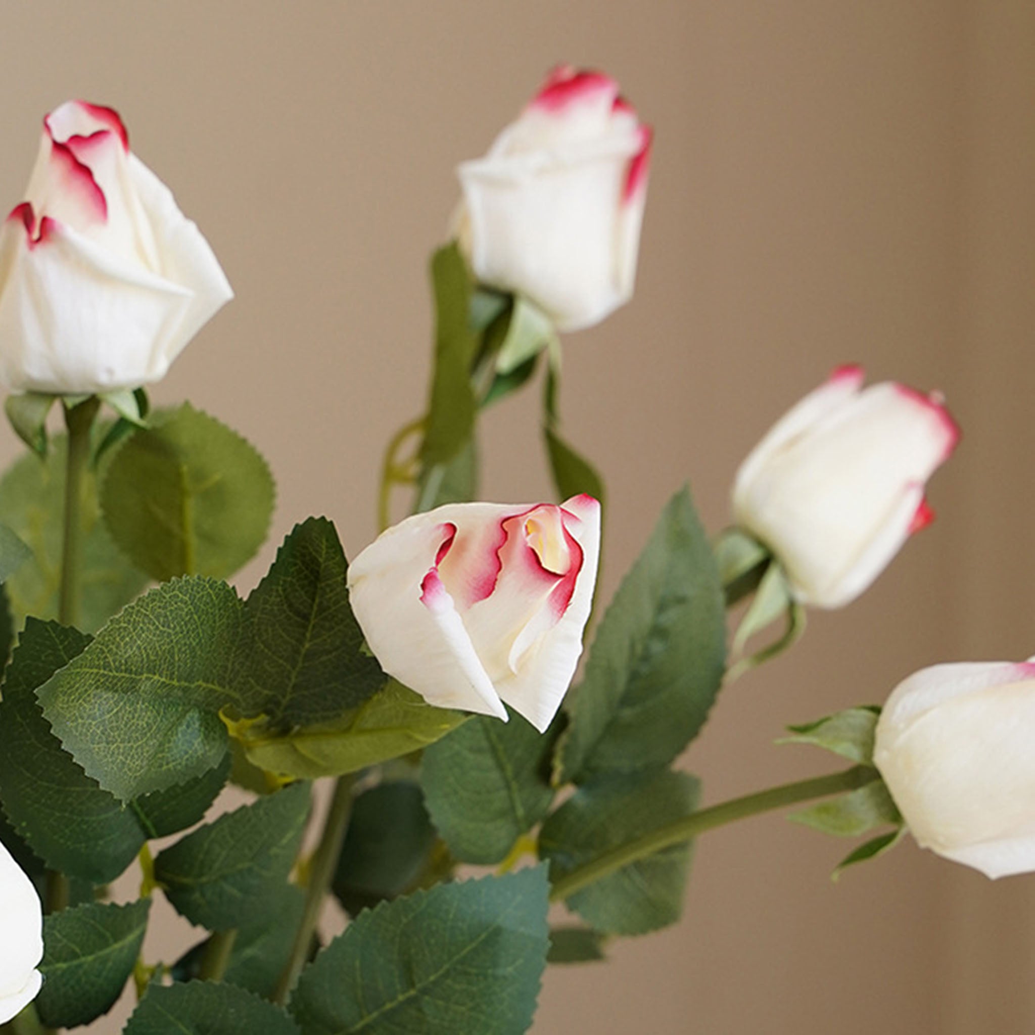 Real Touch Flowers Silk Rosebud Faux Flower