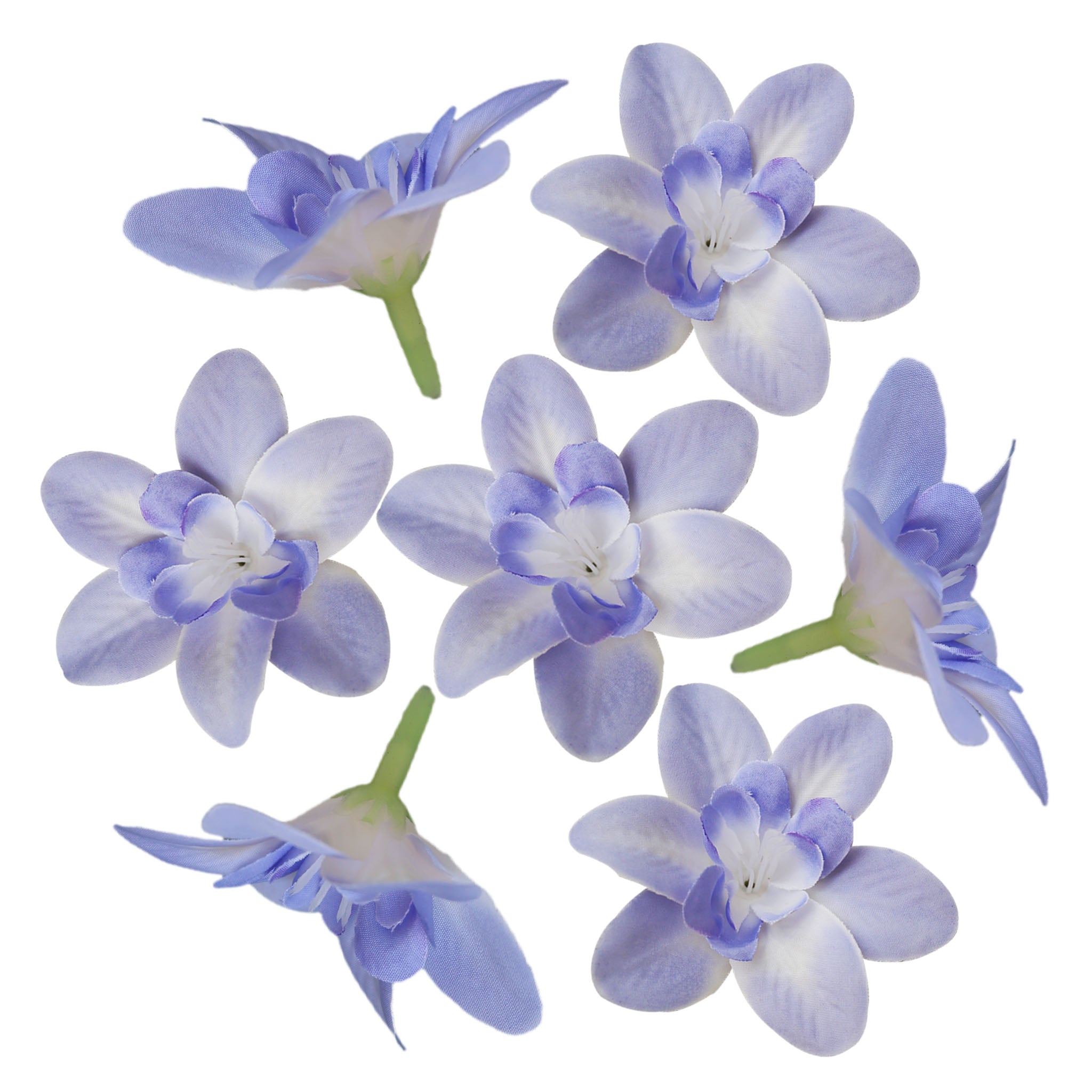 Thailand Silk Orchid Flower Heads 20pcs