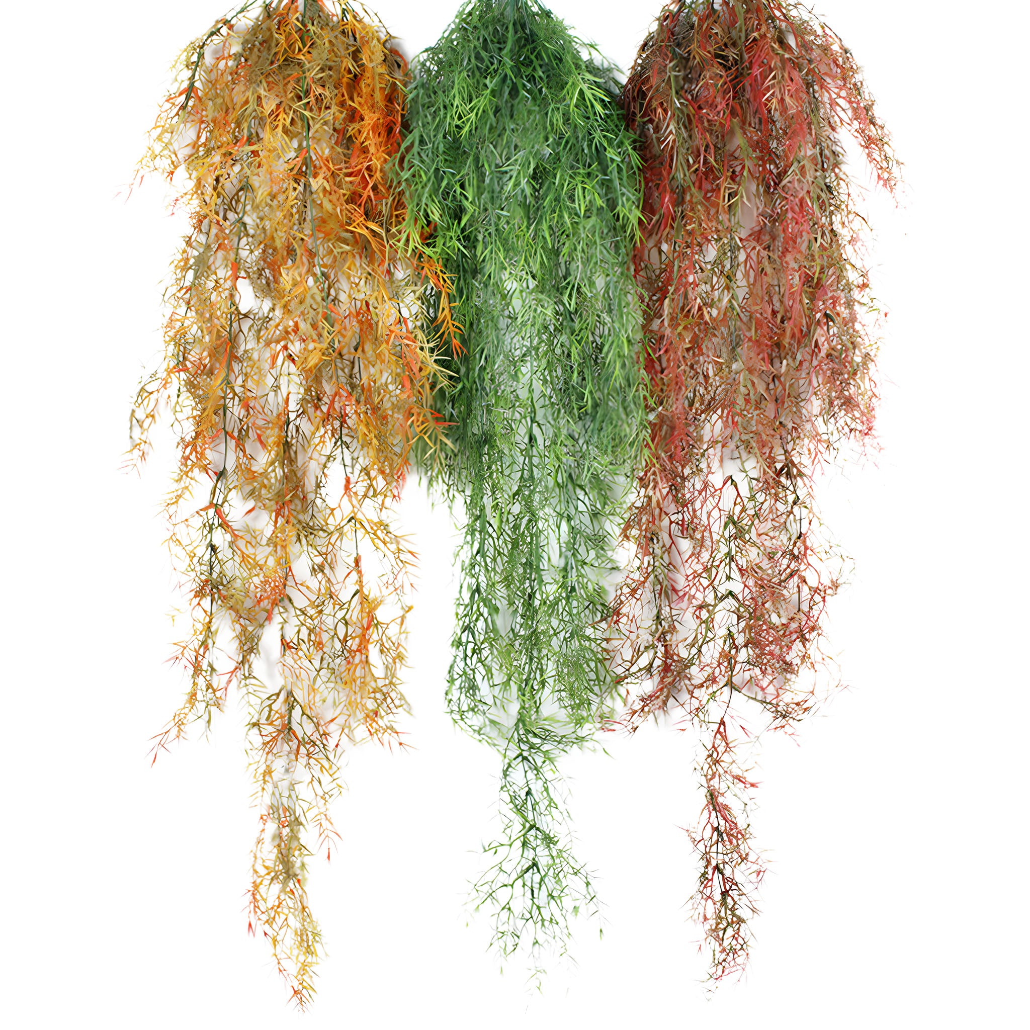 Plastic Hanging Vines Fake Plants for Outdoor Decor