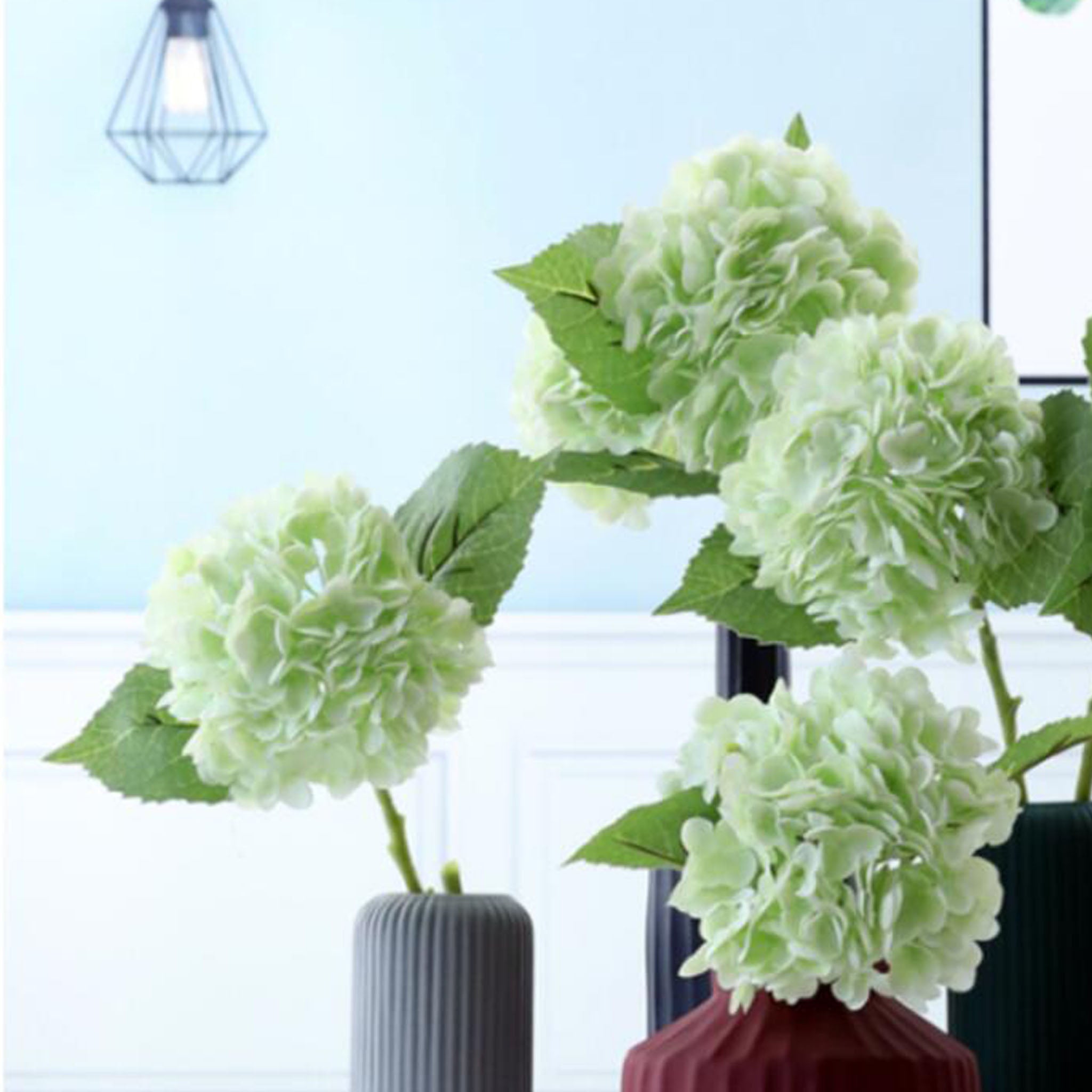 Fake Hydrangea Bushes Large Bloom Hydrangeas