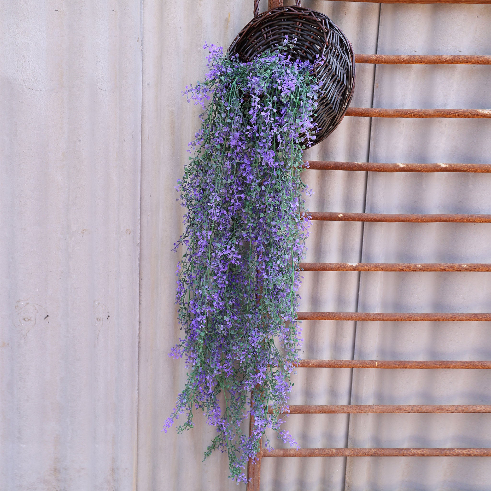 Plastic Hanging Plant Leaf Vines for Outdoor