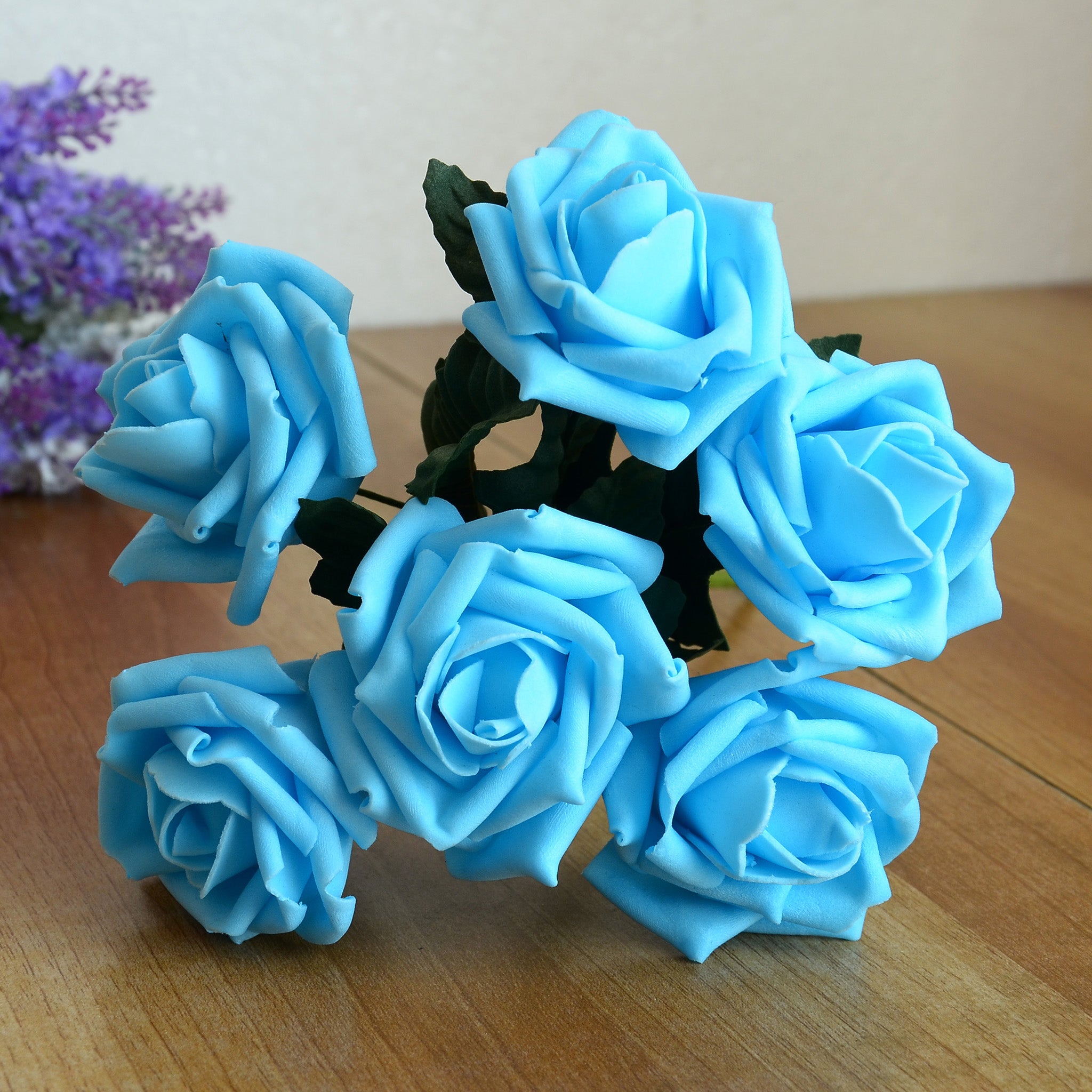 Turquoise Blue Roses Wedding Flowers Artificial Flowers