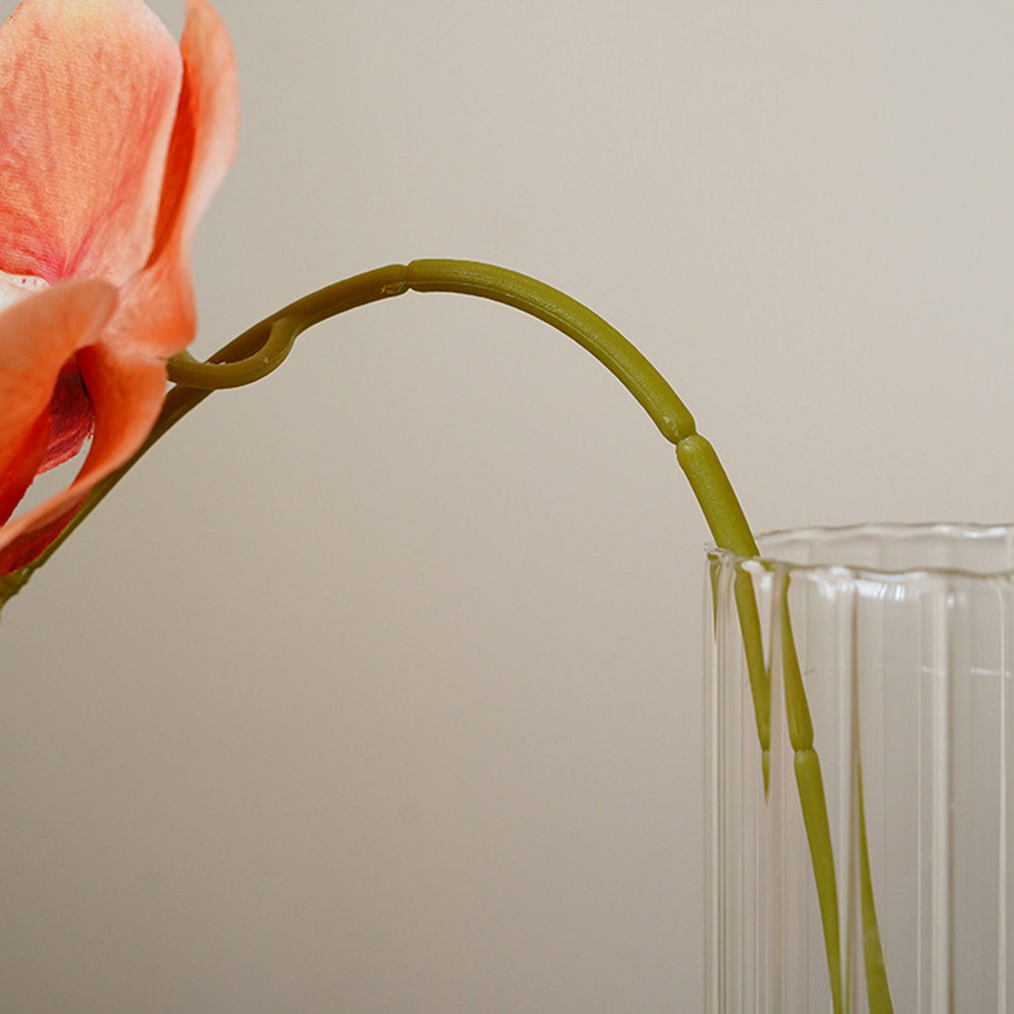 Small Artificial Orchid Flower Stem 18 inch