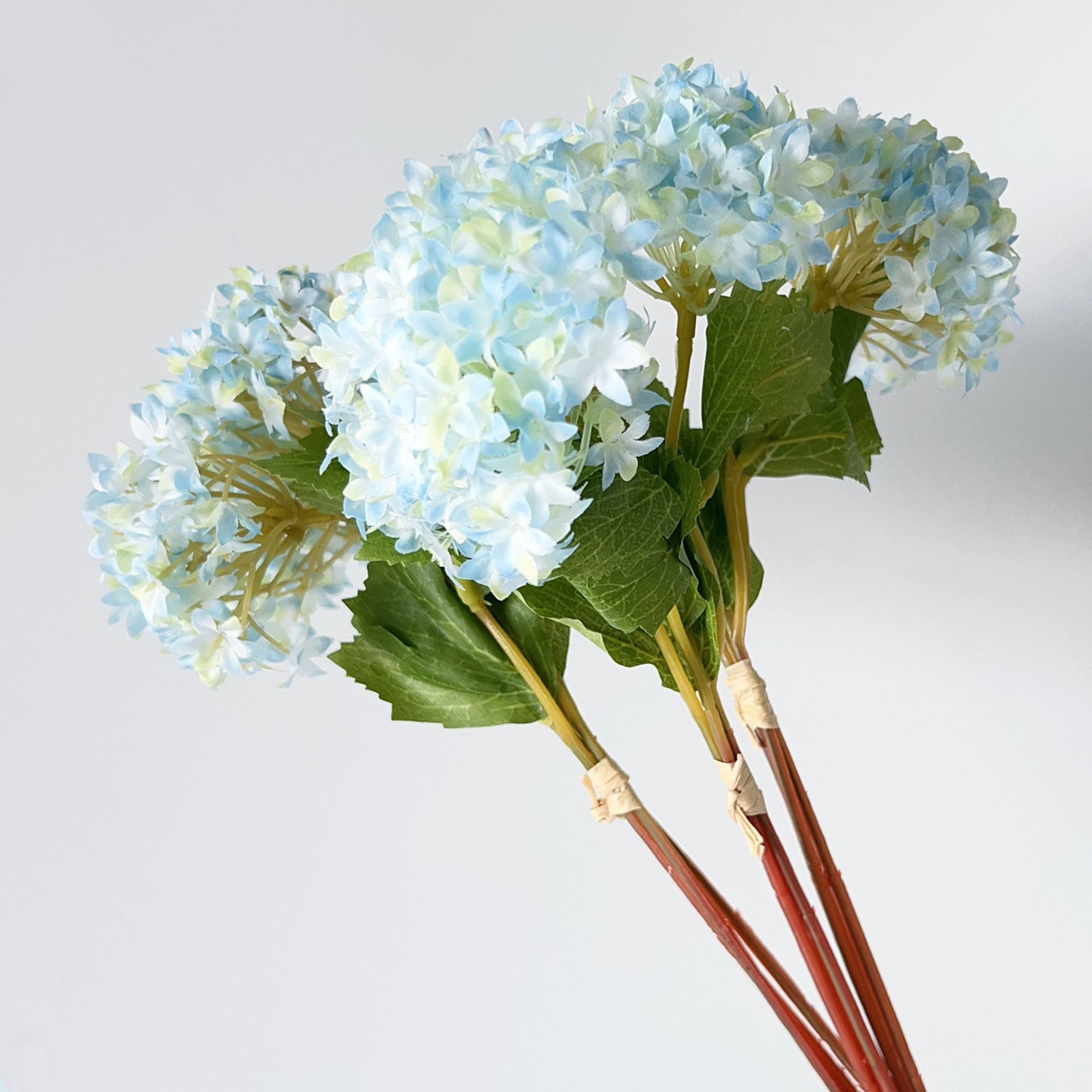 Faux Hydrangea Bundle Mini Hydrangeas Flowers