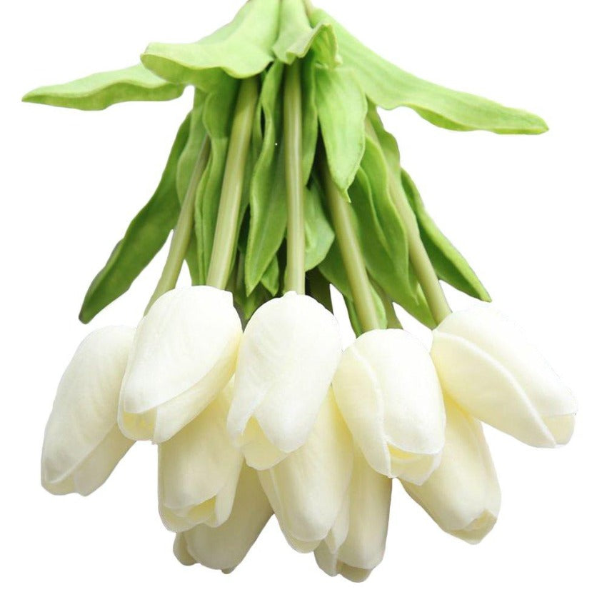 Artificial Tulip Bouquet Real Touch Flowers for Home Wedding Decorations