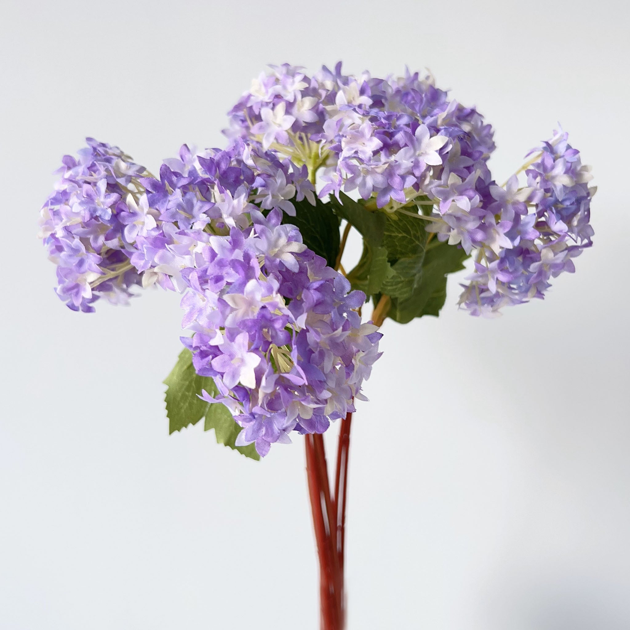 Faux Hydrangea Bundle Mini Hydrangeas Flowers