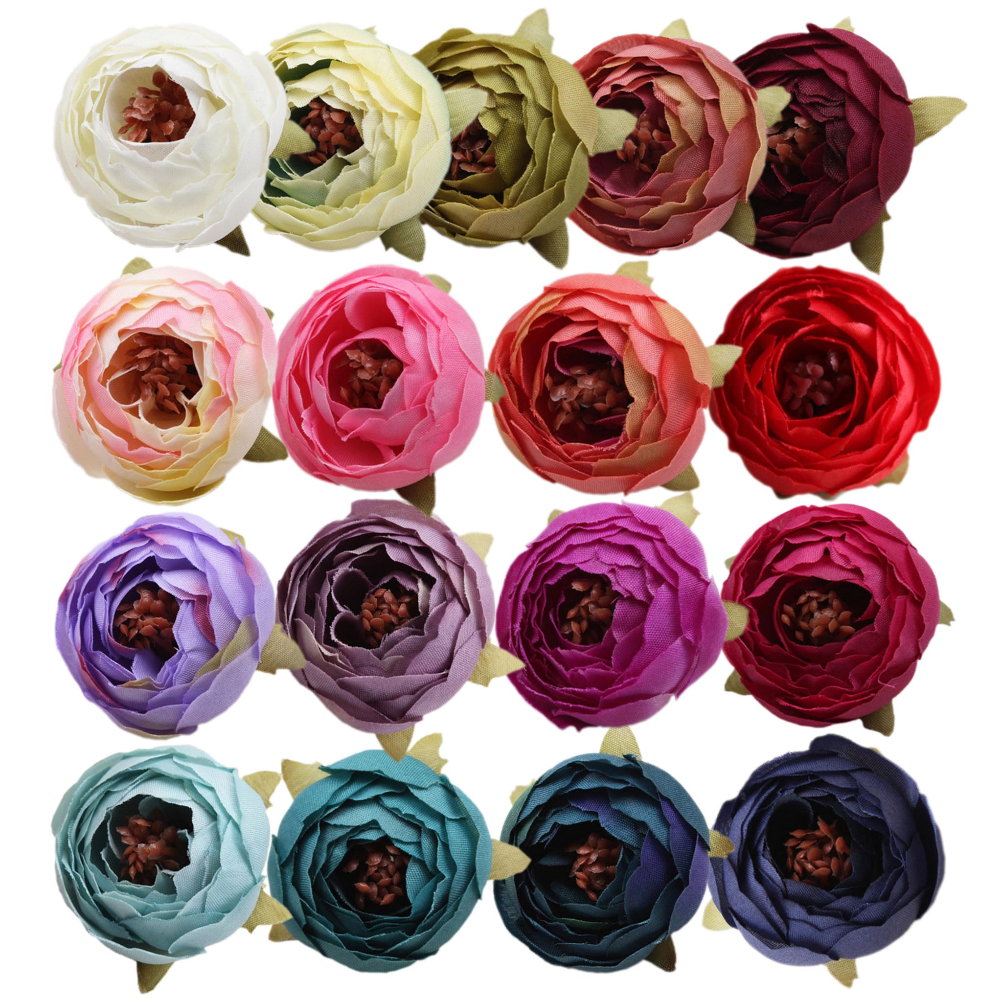 Bulk Silk Flowers Small Peony Flower Heads 300pcs