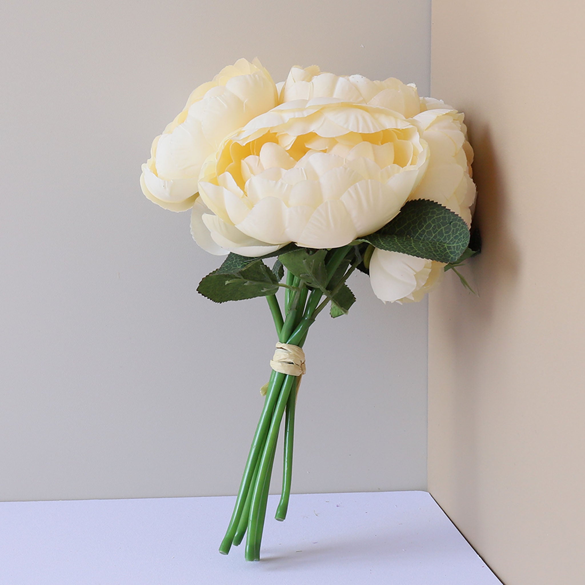 Faux Silk Peony Bouquet Artificial Flower Arrangement Wedding Centerpieces Decor