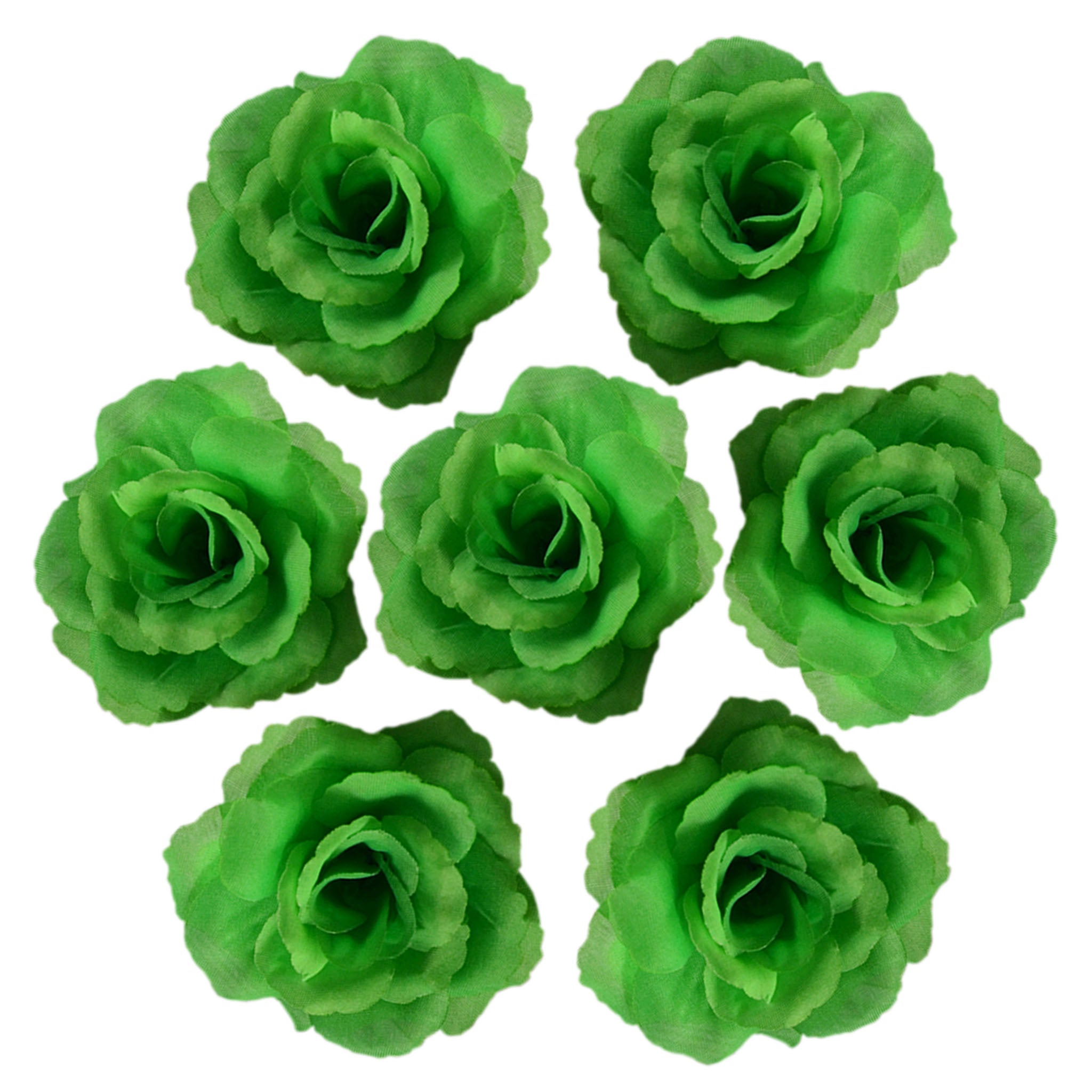 Wholesale Silk Flower Heads Artificial Roses 3 inch 100 Flowers For Flower Ball DIY