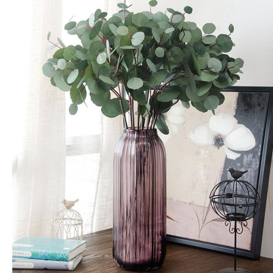 Silver Dollar Eucalyptus Tall Artificial Greenery Plants for Christmas Decorations