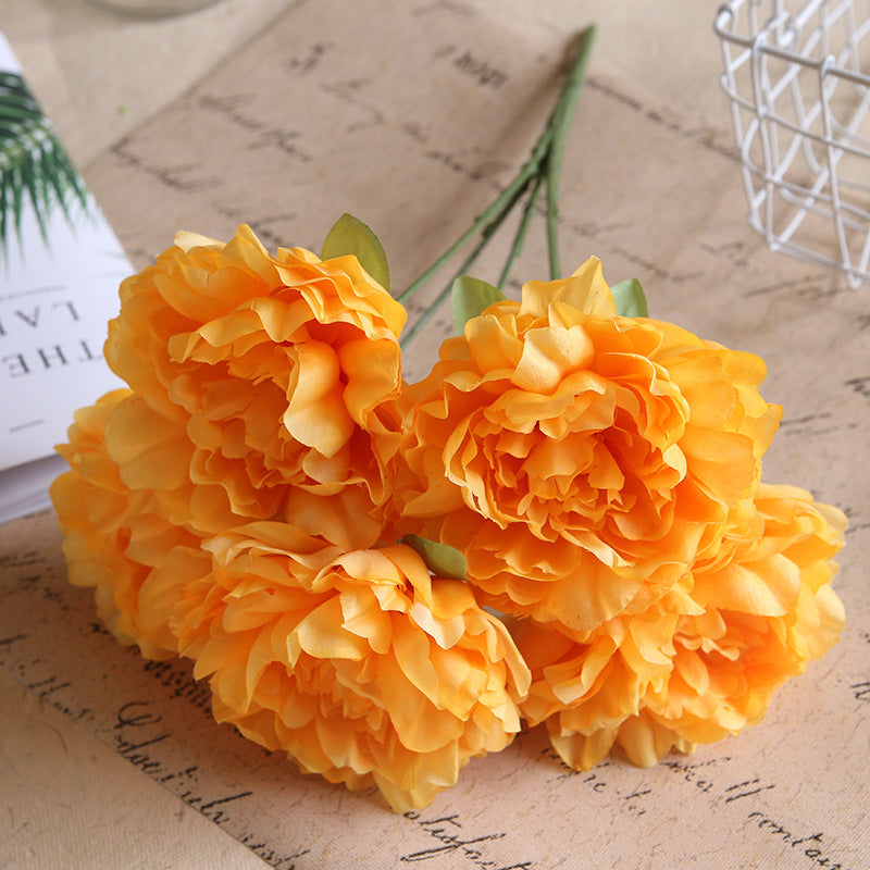 Fake Peony Flowers Artificial Wedding Floral Arrangement
