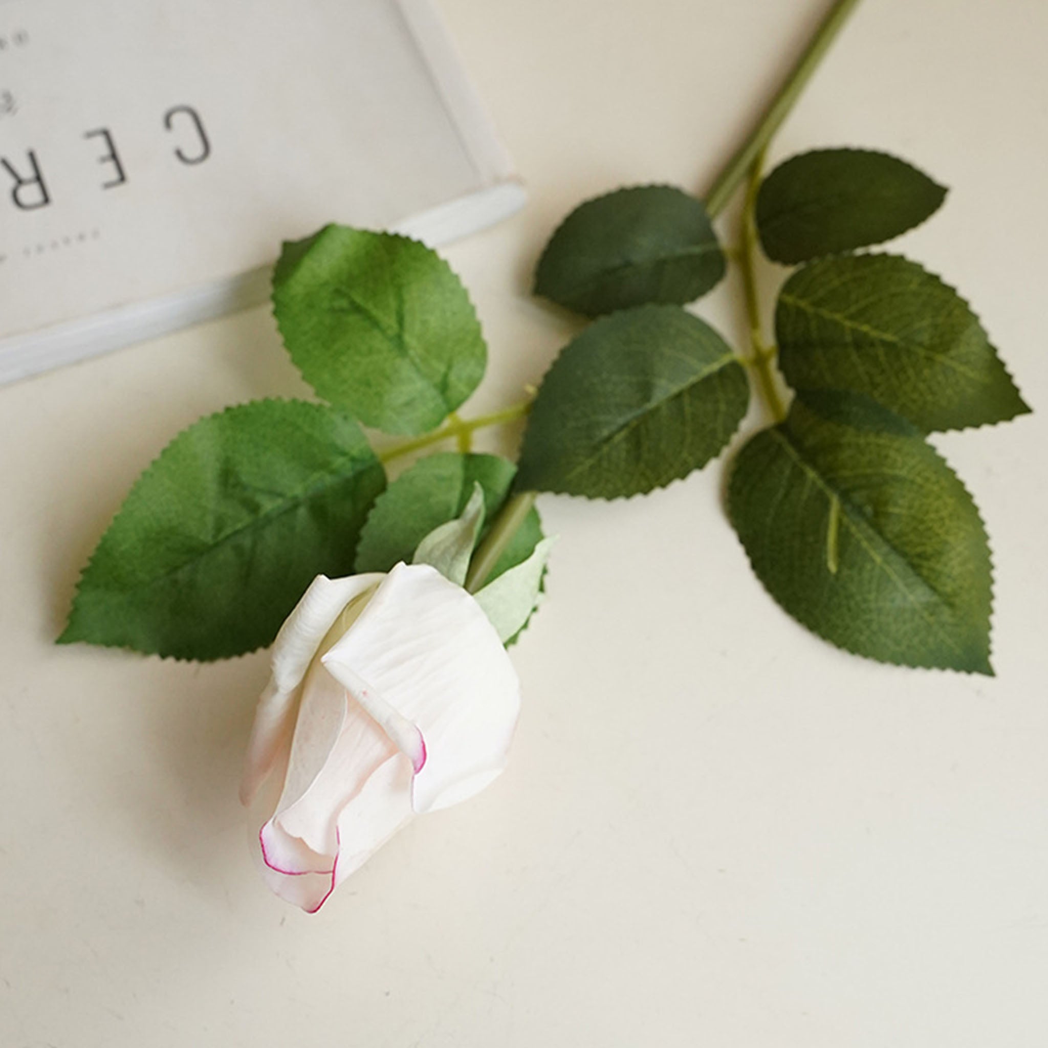 Real Touch Flowers Silk Rosebud Faux Flower