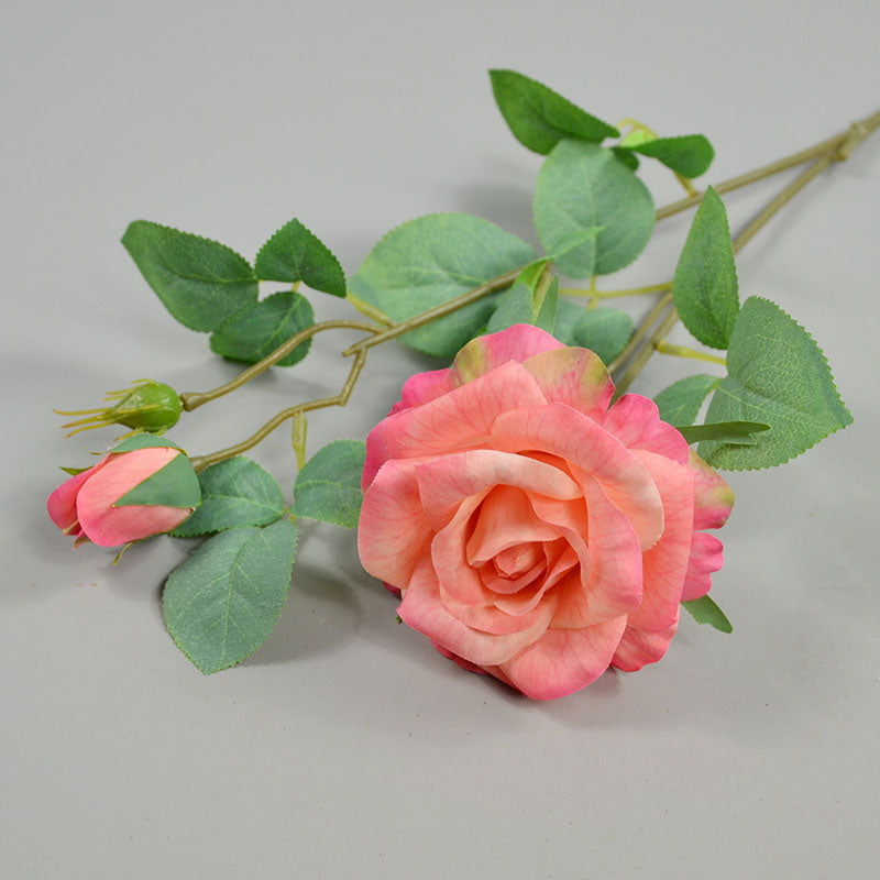 Realistic Spray Roses Artificial Flowers 26"