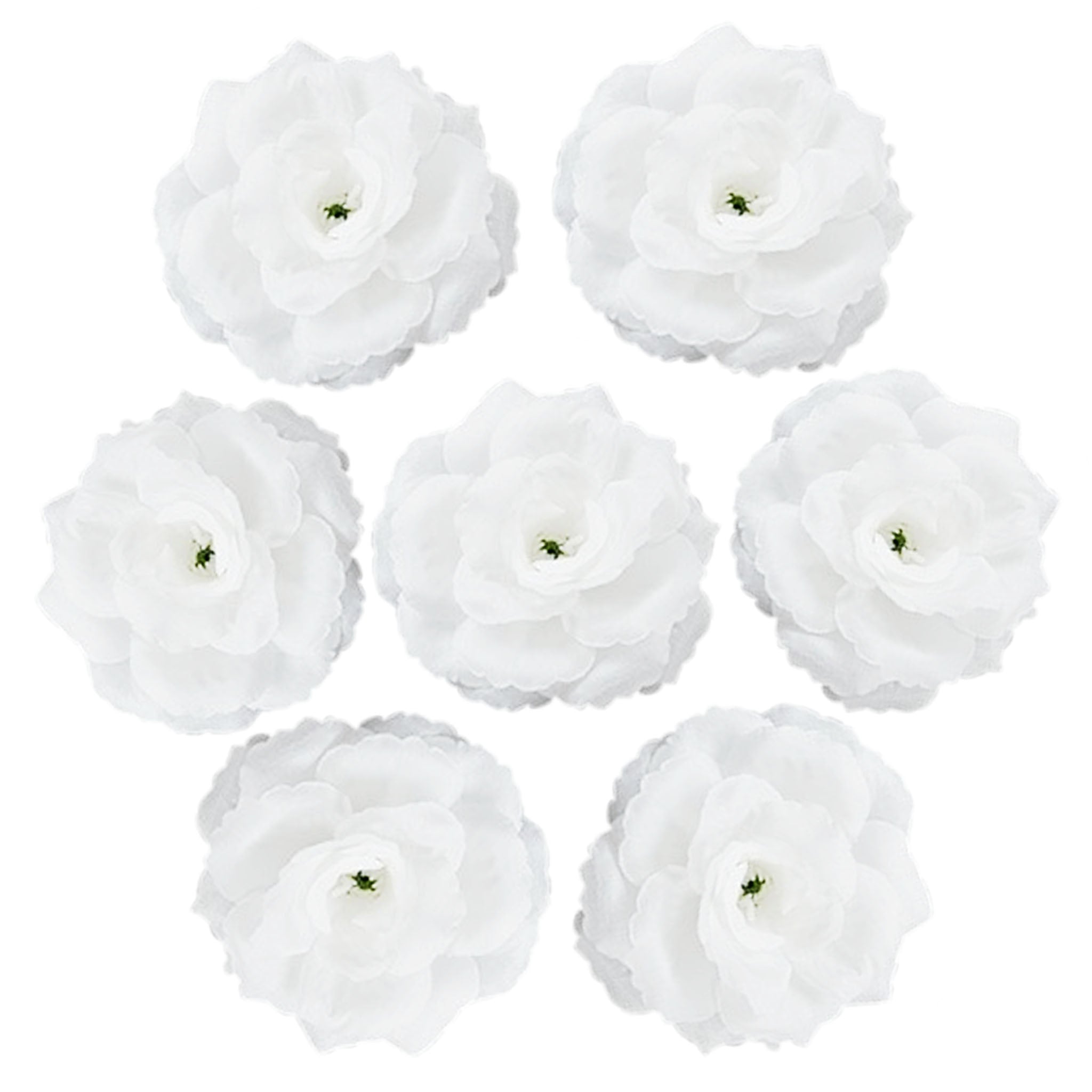 Wholesale Silk Flower Heads Artificial Roses 3 inch 100 Flowers For Flower Ball DIY