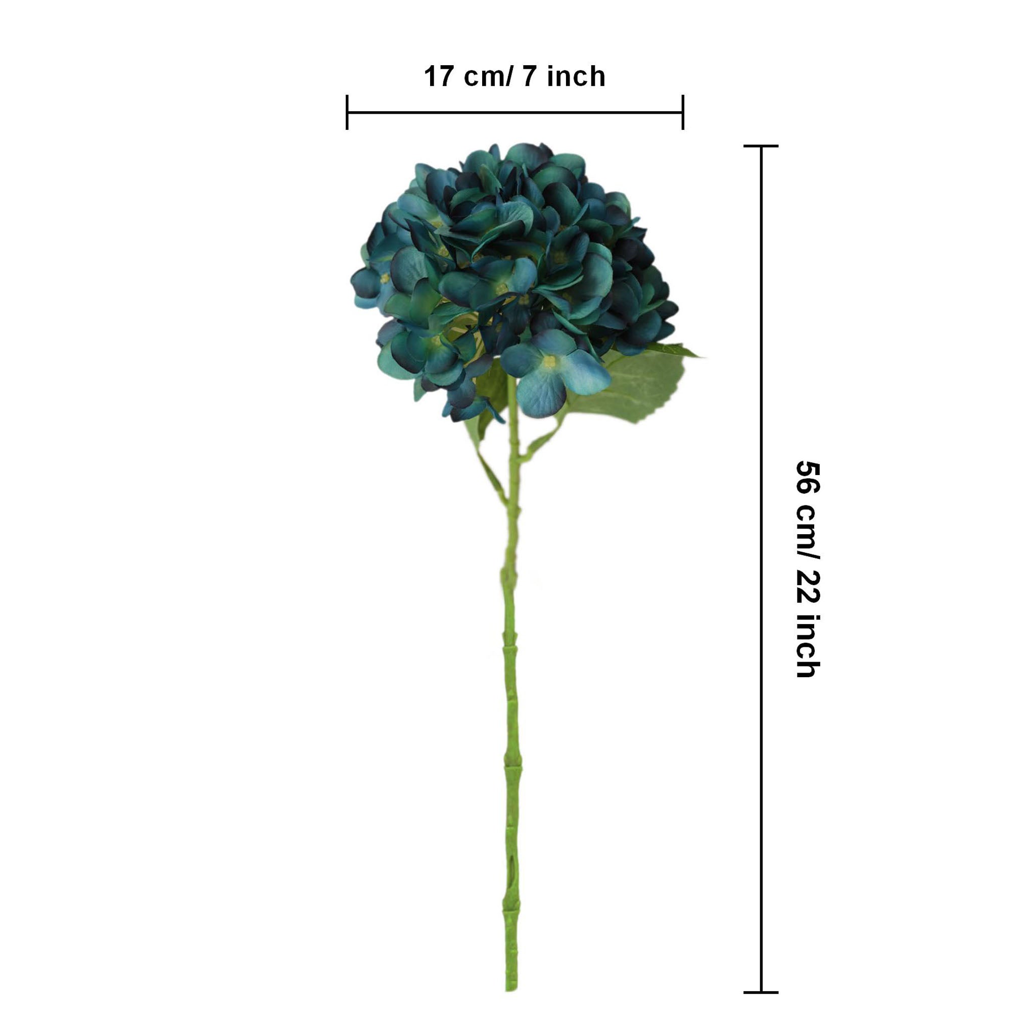 Teal Blue Wedding Flowers Artificial Hydrangea Floral Arrangement
