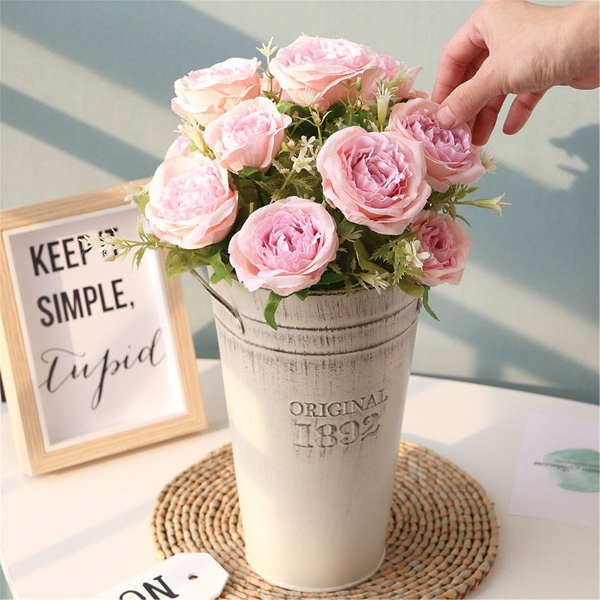 Artificial Rose Flower Spray Roses Wedding Home Decor