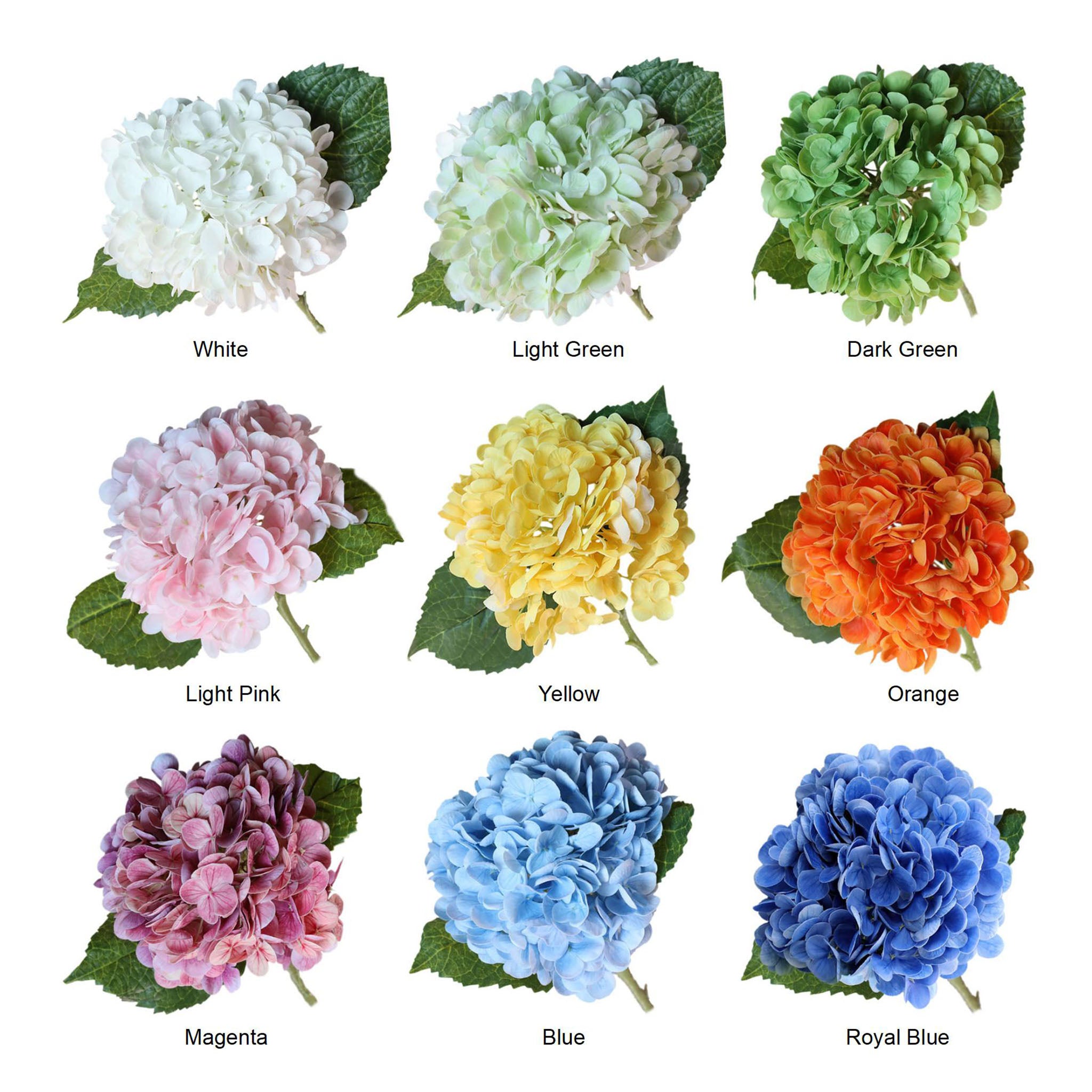 Fake Hydrangea Bushes Large Bloom Hydrangeas