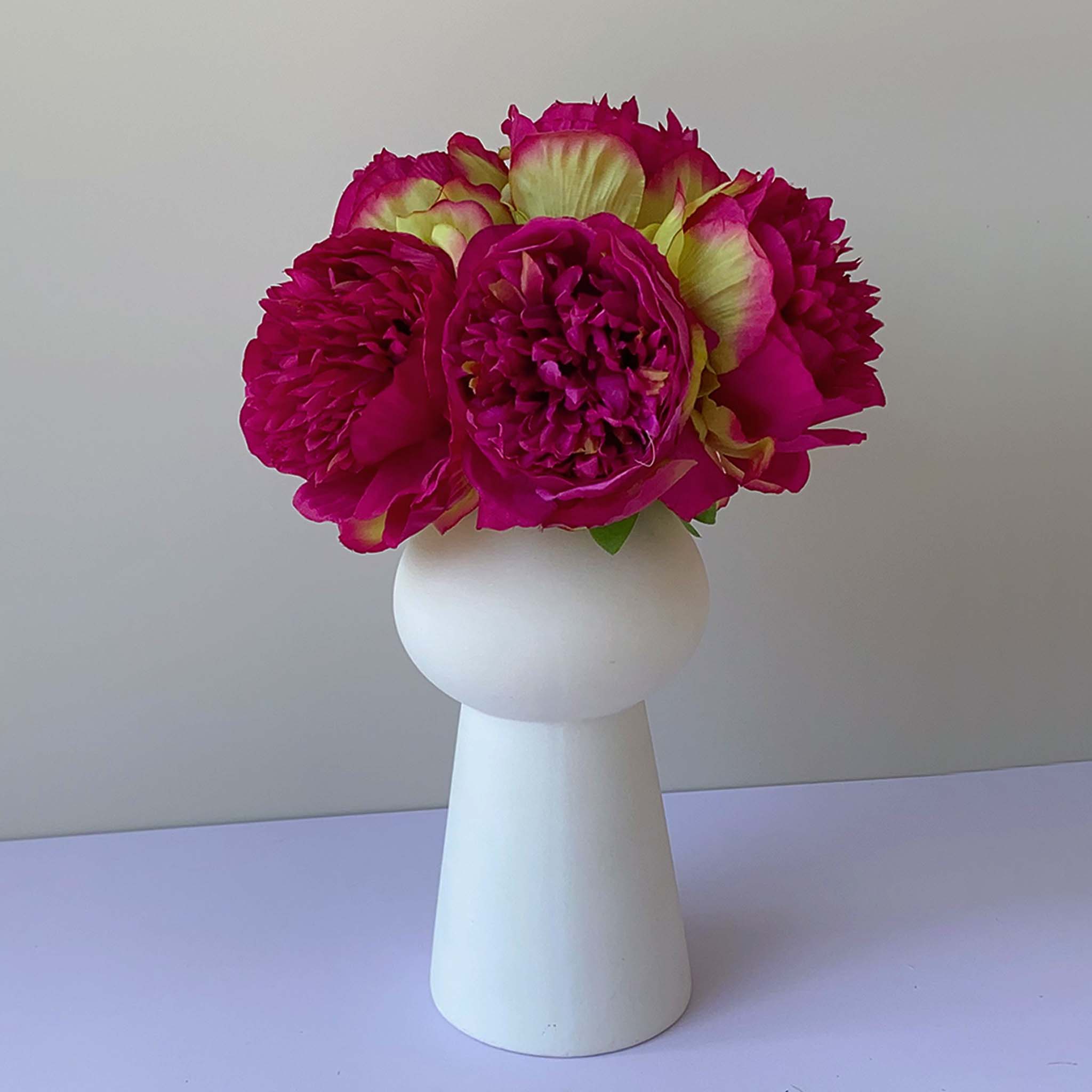 Silk Peony Bouquet Wedding Decoration Fake Flower Arrangement