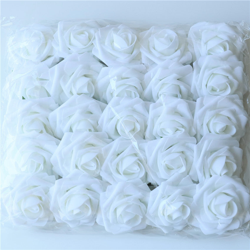Artificial Flowers Foam Roses 25pcs