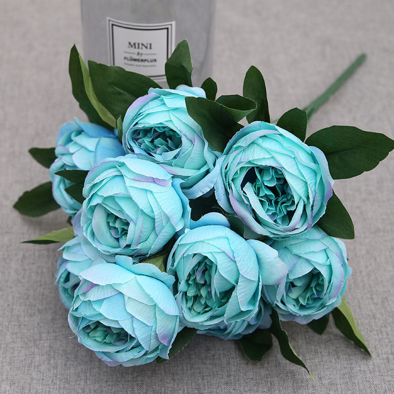 Silk Peony Flower Branches for Flower Arrangements