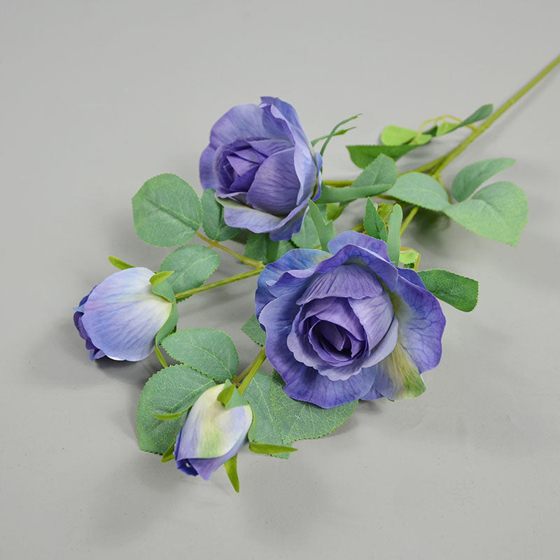 Artificial Rose Flowers Spray Roses Decor