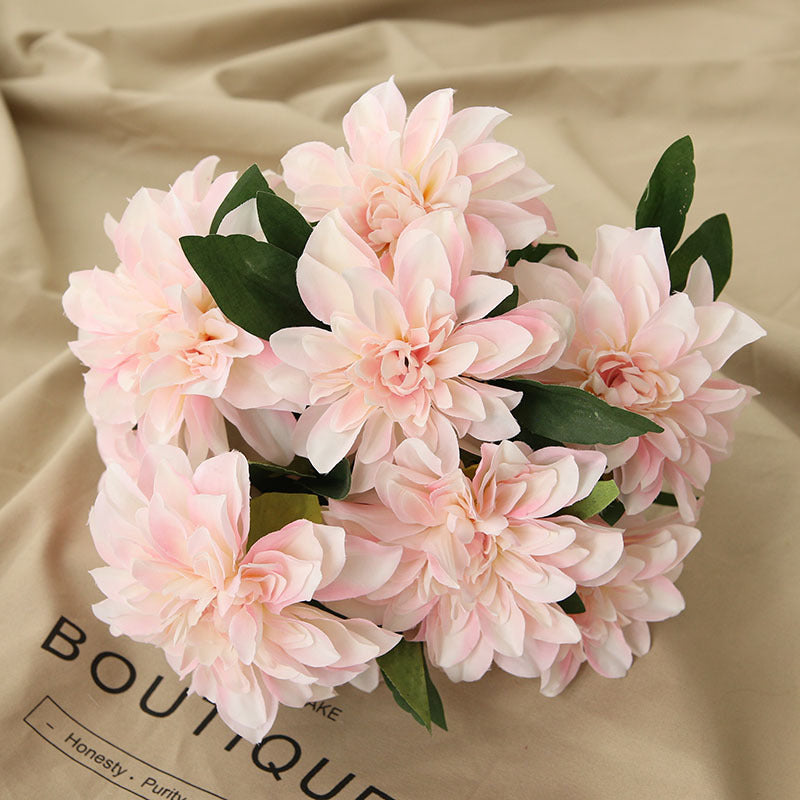Artificial Dahlia Flowers Home Wedding Floral Arrangement