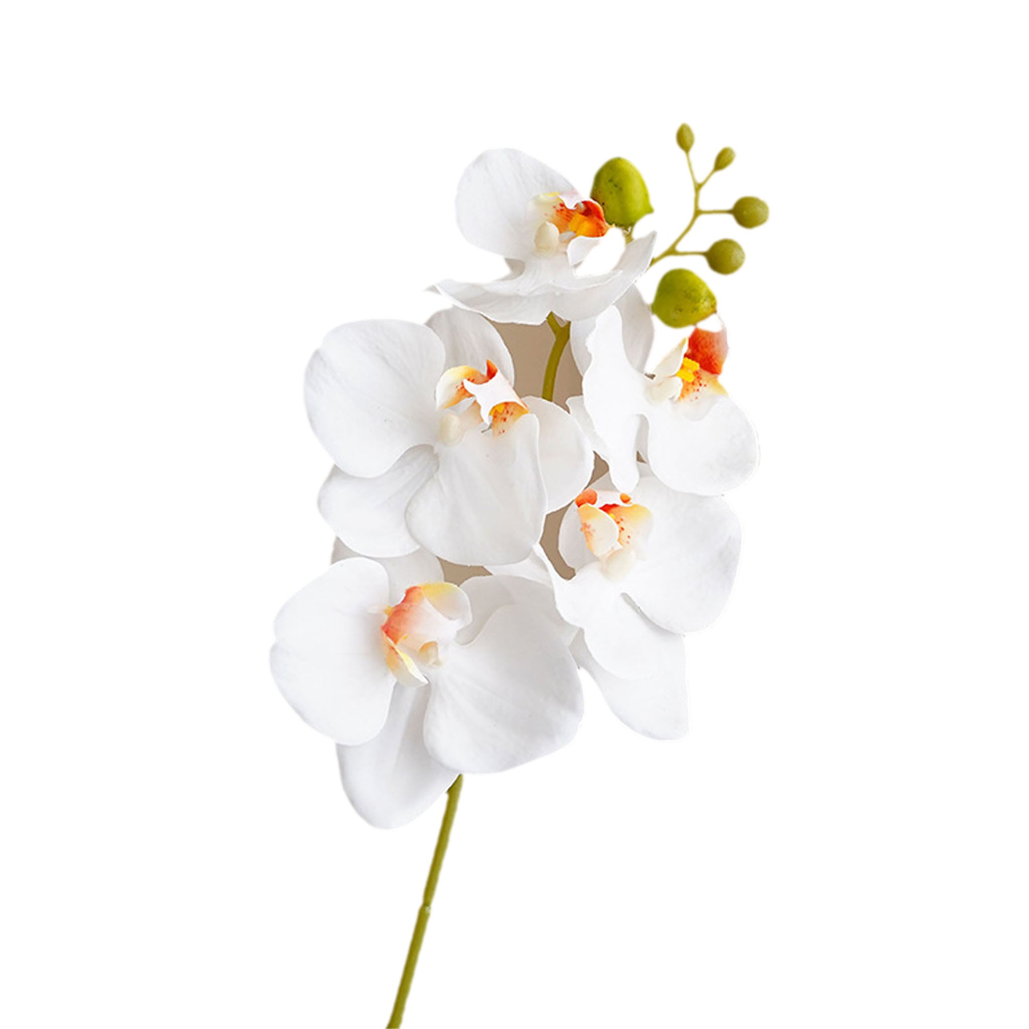 Small Artificial Orchid Flower Stem 18 inch