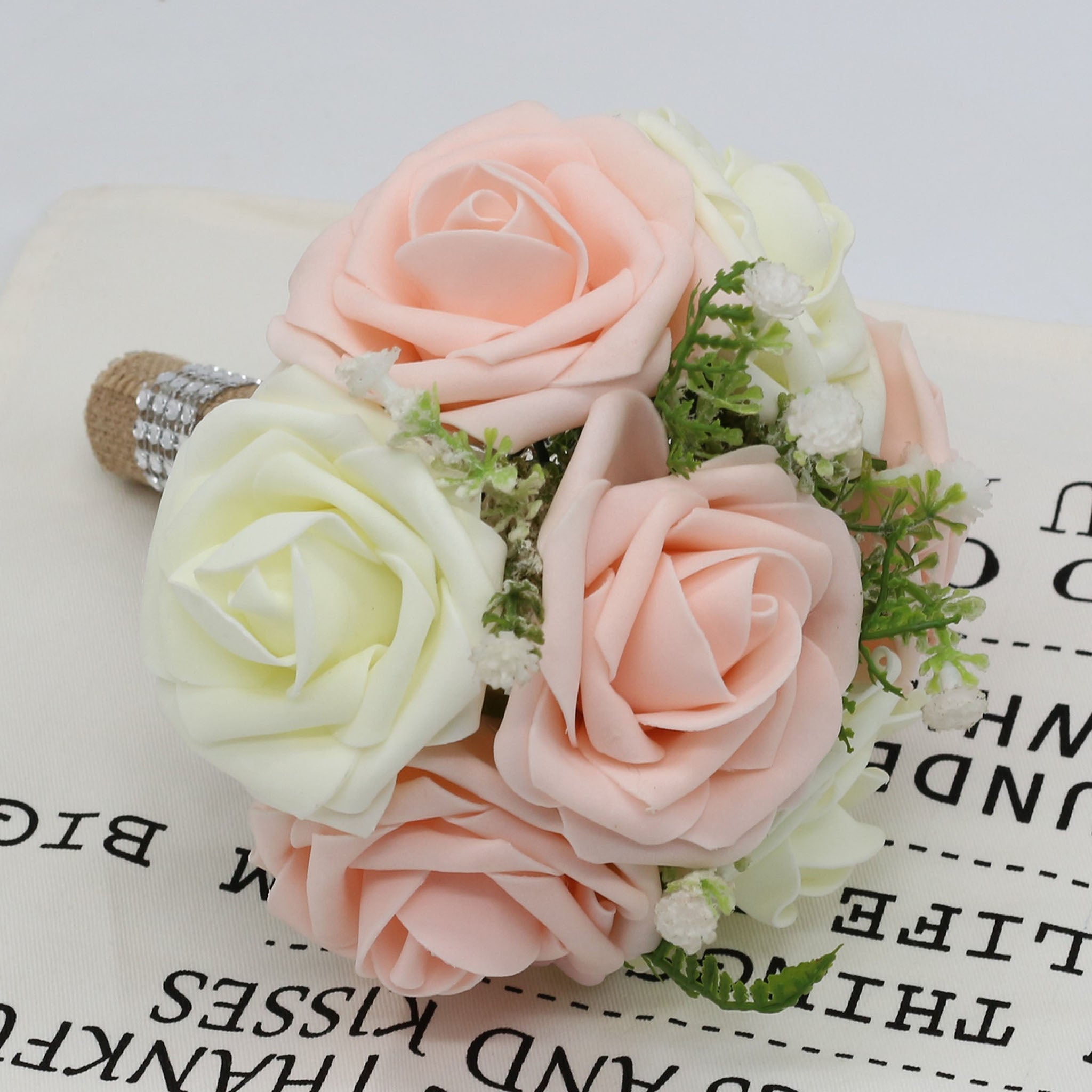 Flower Girl Bouquet Blush Ivory Small Bouquet