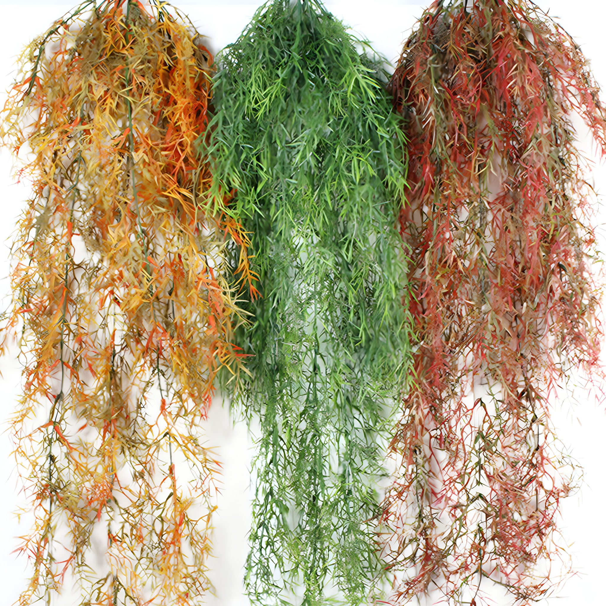 Plastic Hanging Vines Fake Plants for Outdoor Decor