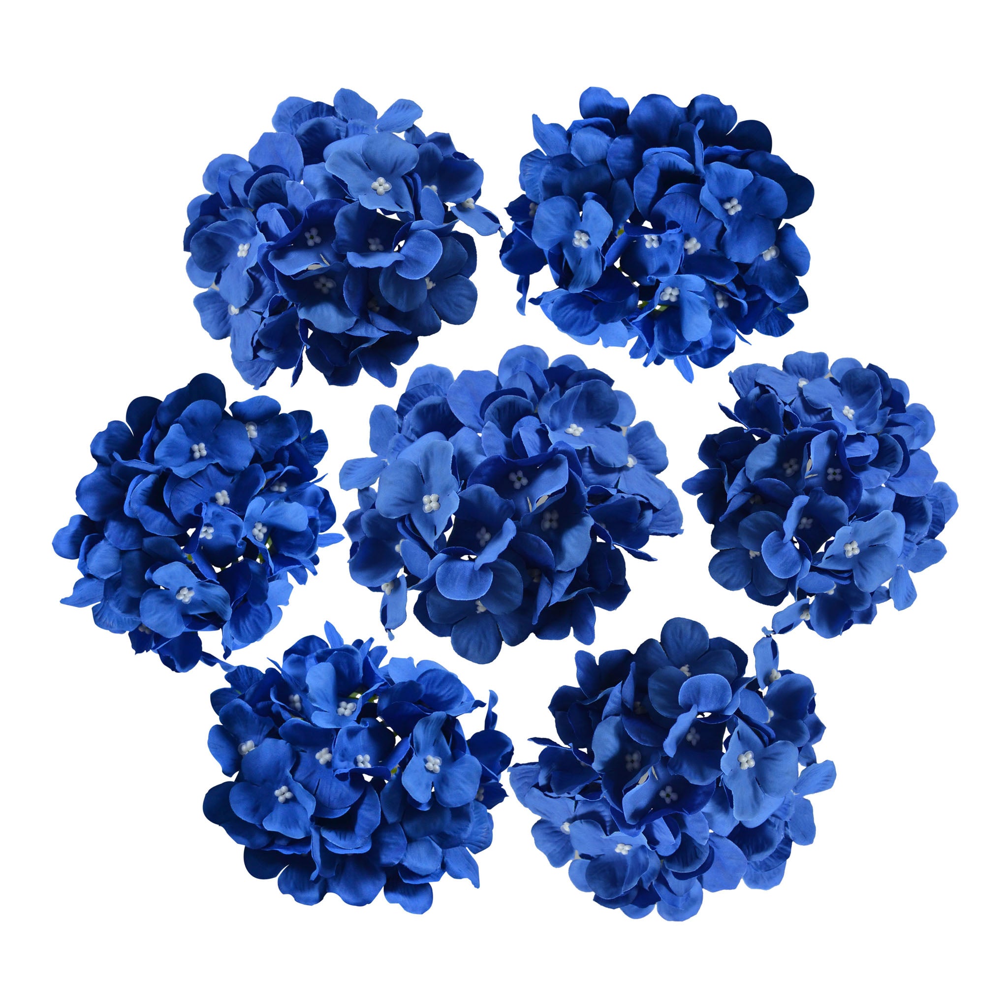 Silk Hydrangea Flower Heads 6"