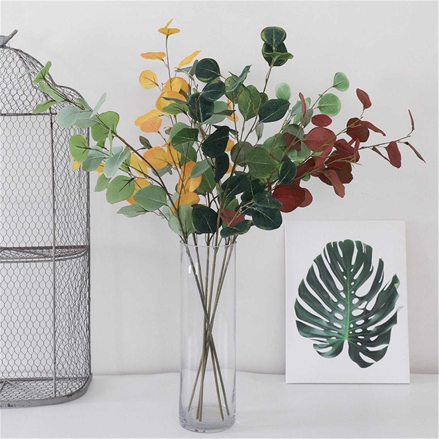 Artificial Eucalyptus Plants for Flower Arrangements