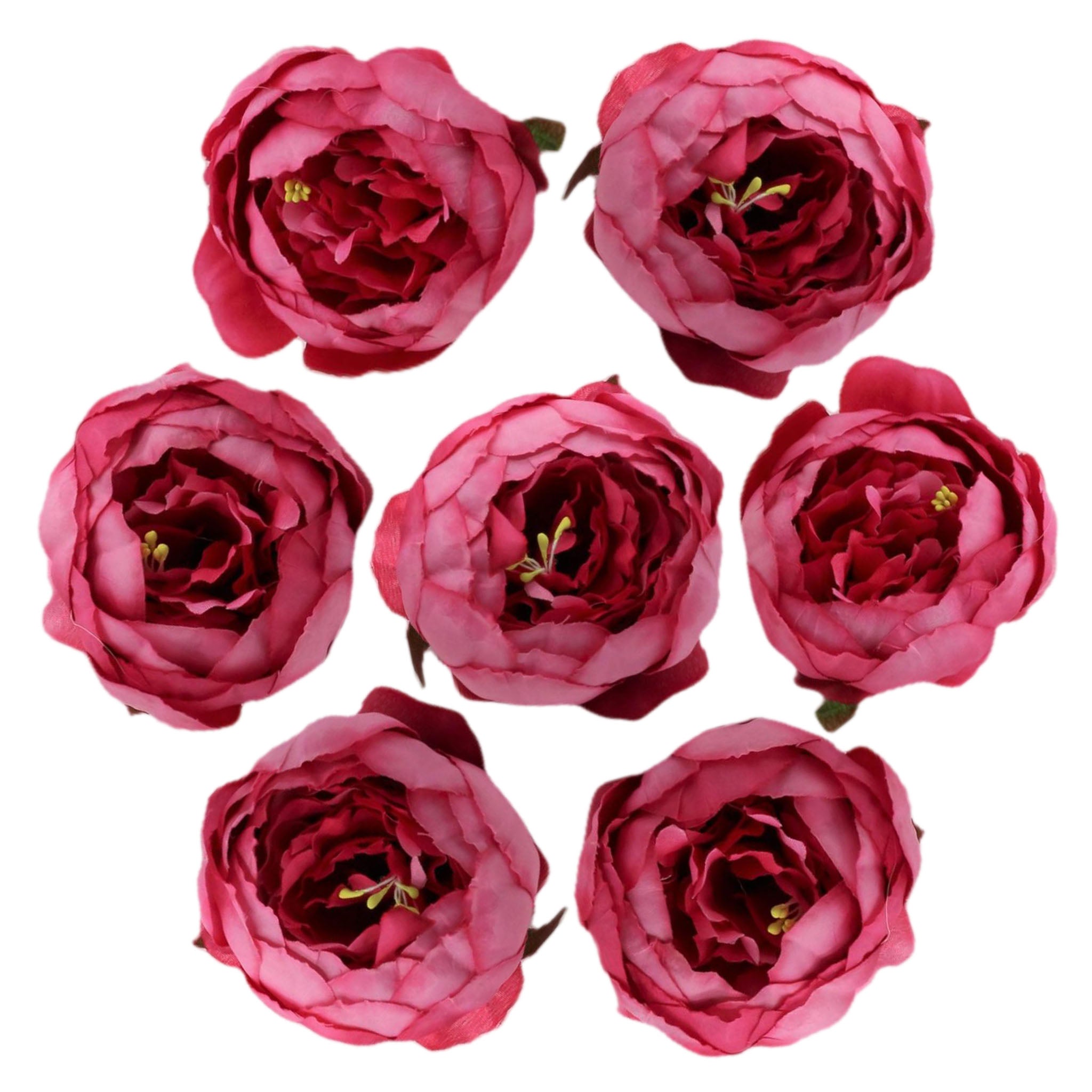 Bulk Fake Flowers Silk Peony Blooms for Flower Wall DIY