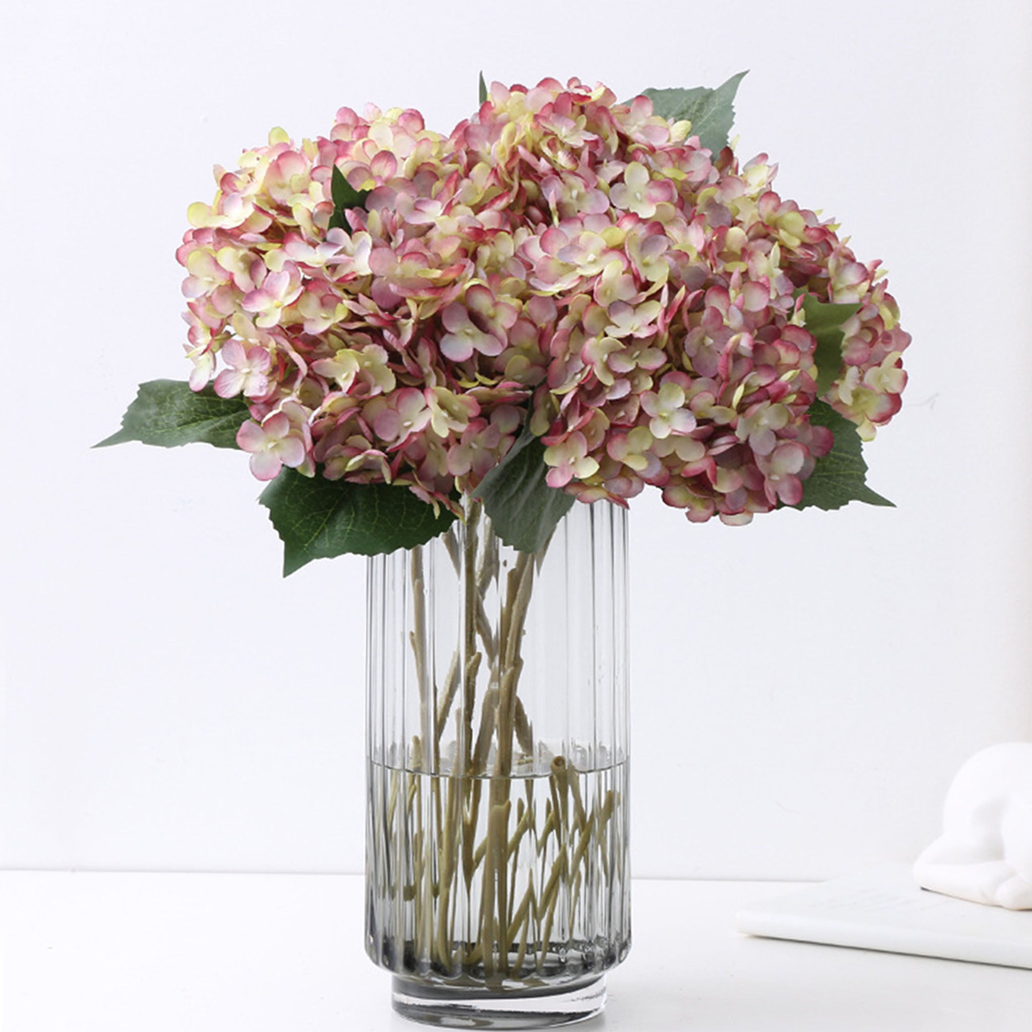 Faux Hydrangea Flowers Silk Hydrangea Bushes