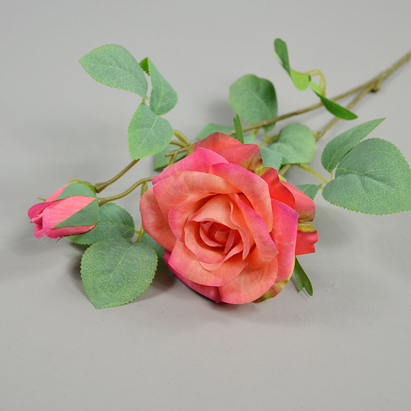 Realistic Spray Roses Artificial Flowers 26"