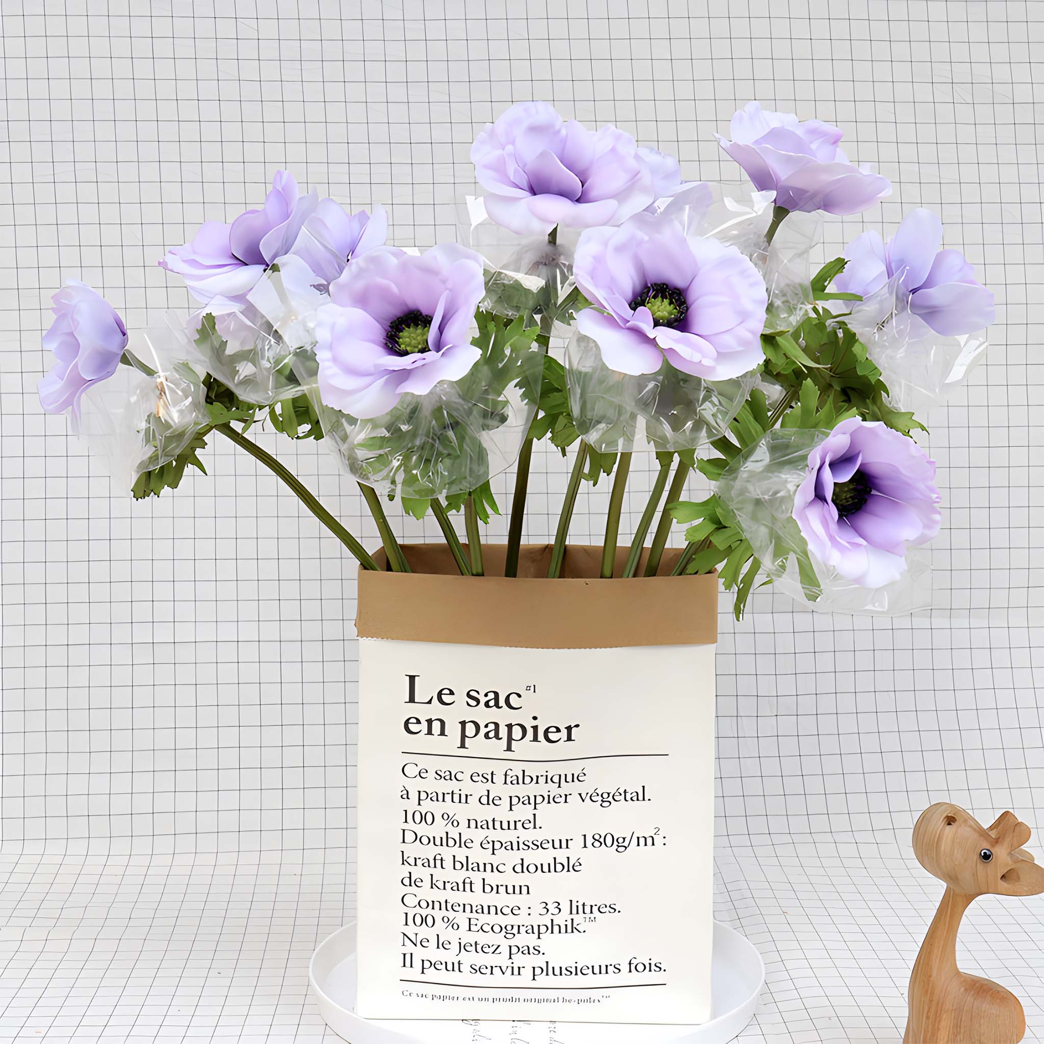 Fake Pulsatilla Chinensis Faux Anemone Windflower