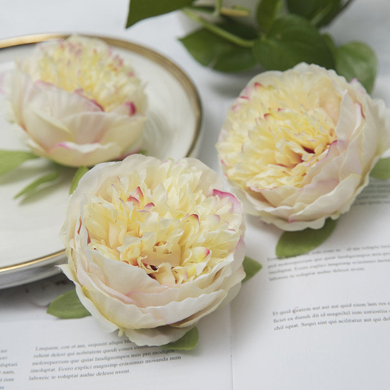 Wholesale Silk Peony Flower Heads Bulk Peonies