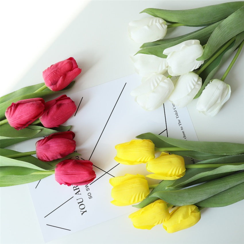 Faux Tulip Flower Decorations Wedding Flowers