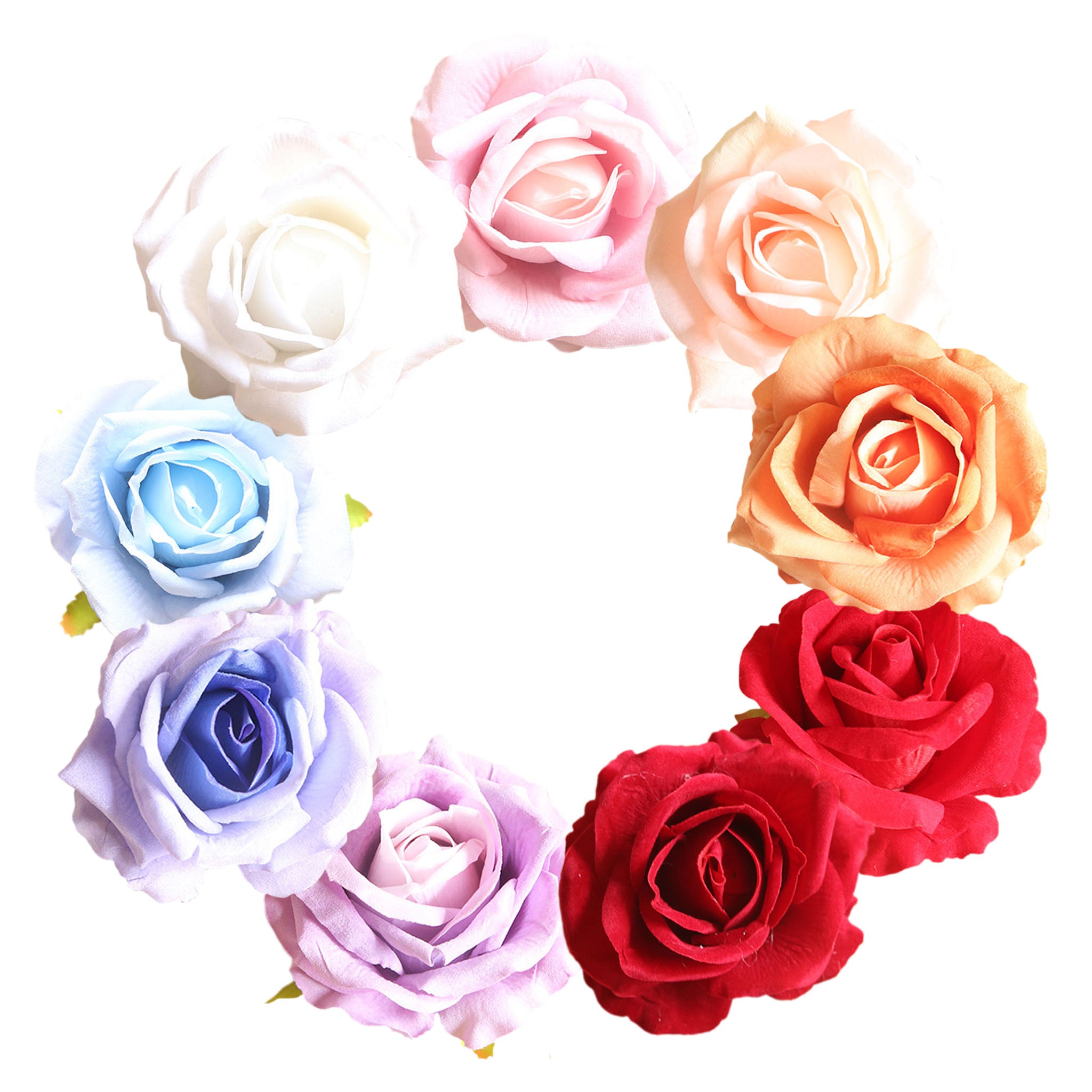 Wholesale Artificial Flowers Silk Rose Heads