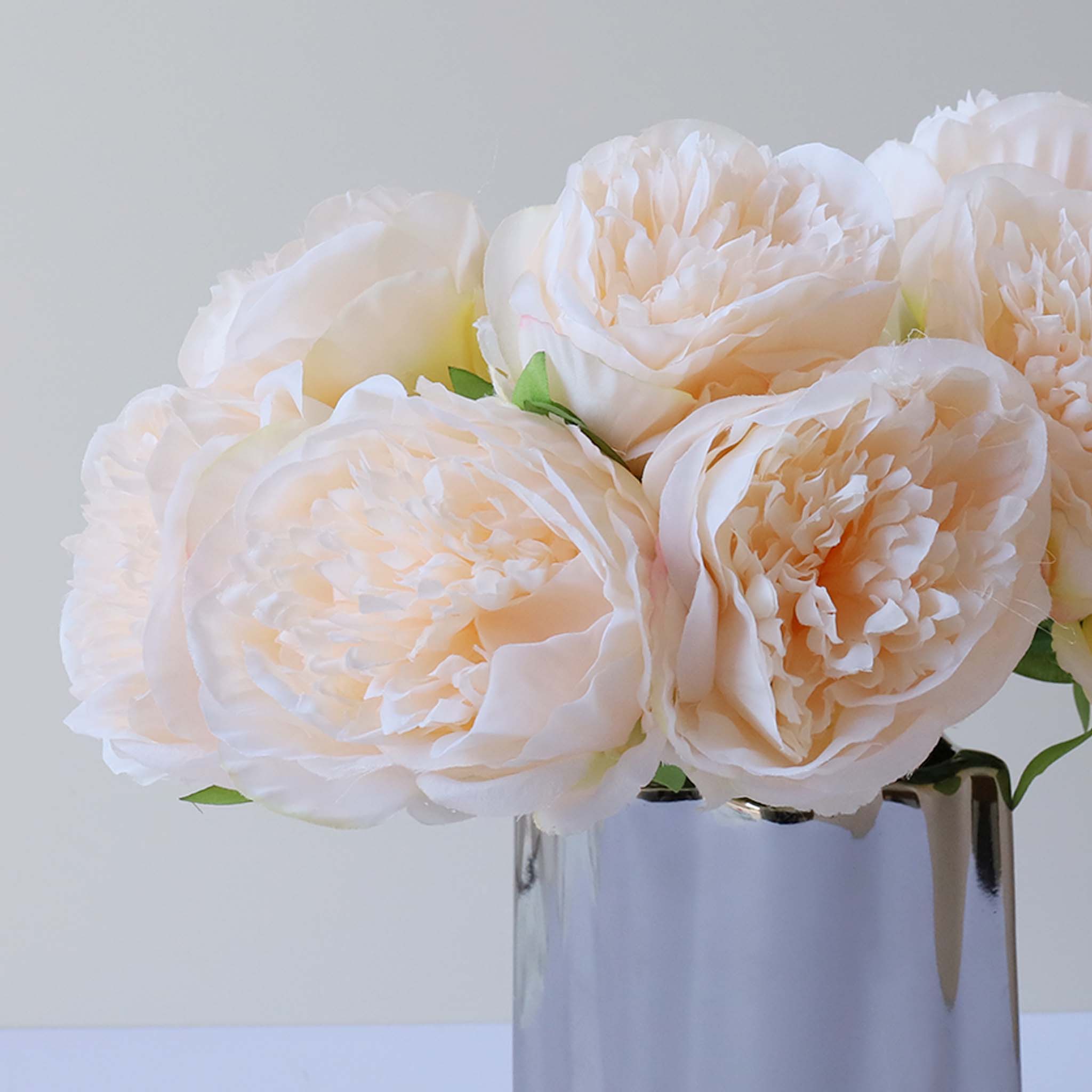Silk Peony Bouquet Wedding Decoration Fake Flower Arrangement