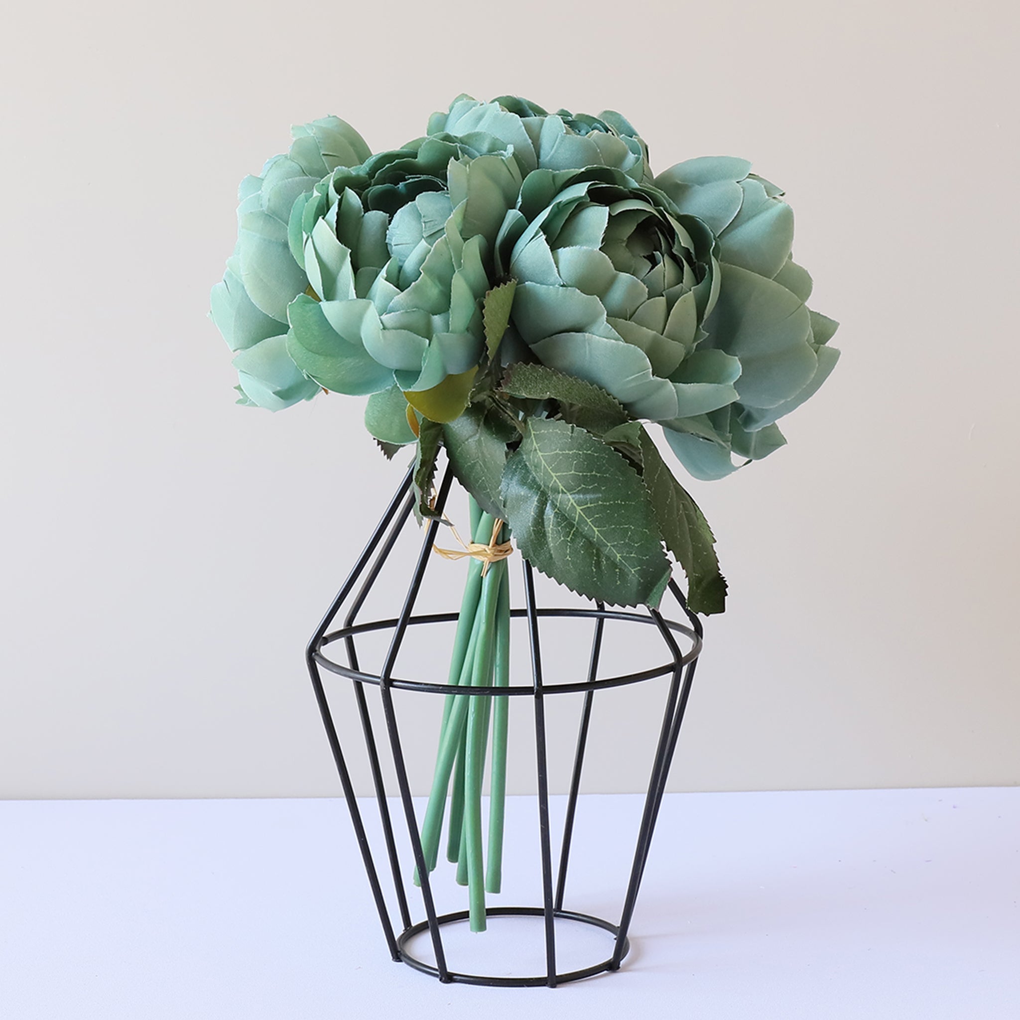 Faux Silk Peony Bouquet Artificial Flower Arrangement Wedding Centerpieces Decor