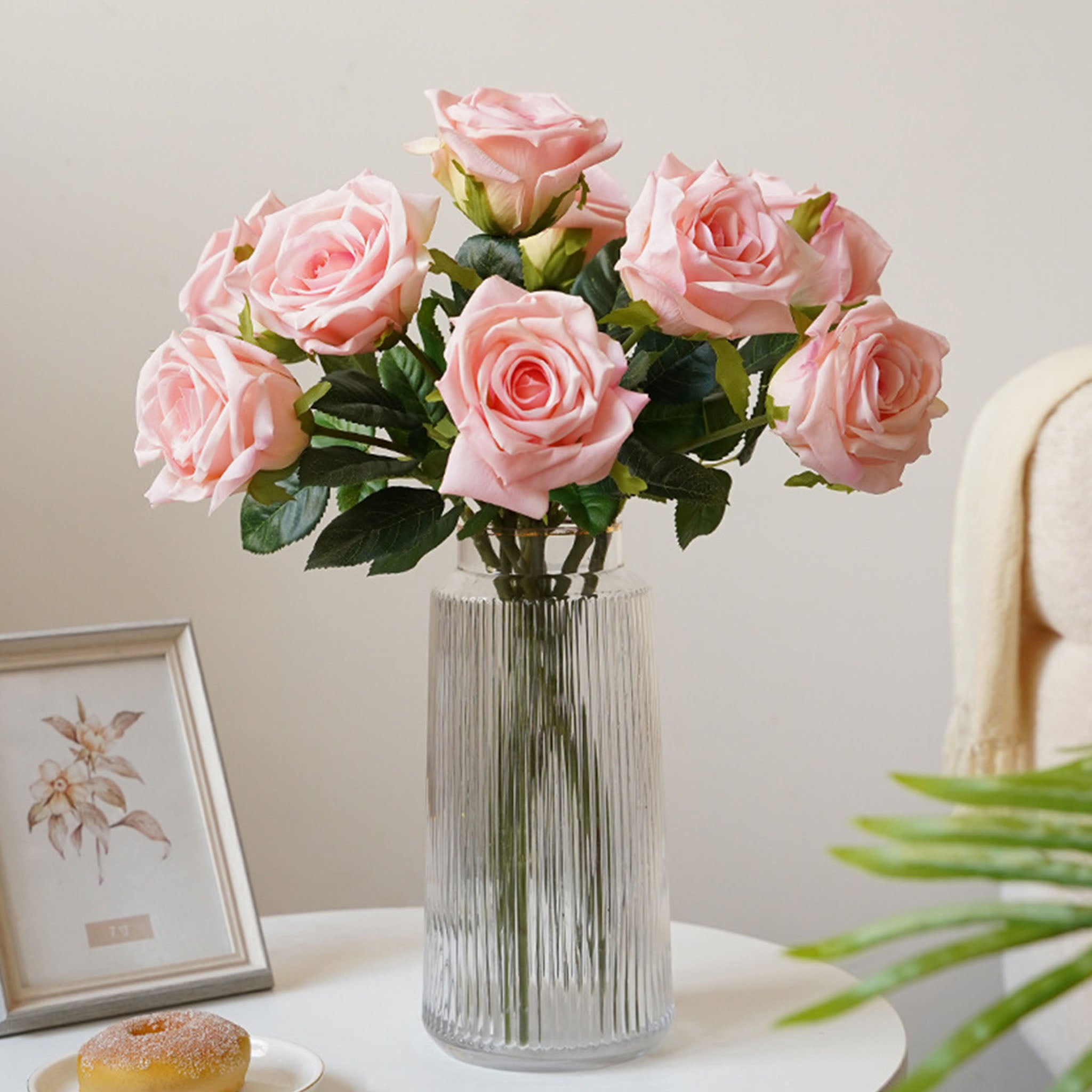 Realisic Faux Flowers Natural Touch Roses