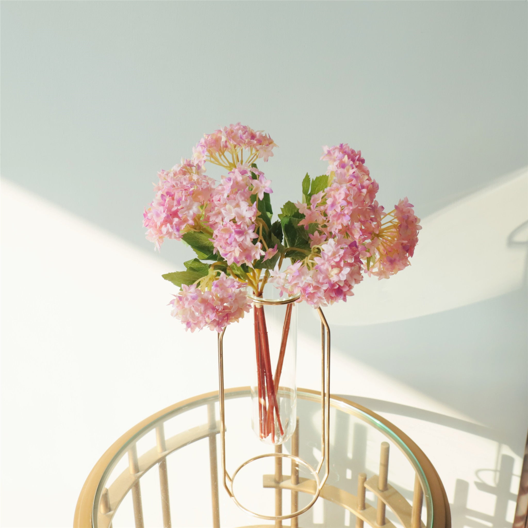Faux Hydrangea Bundle Mini Hydrangeas Flowers