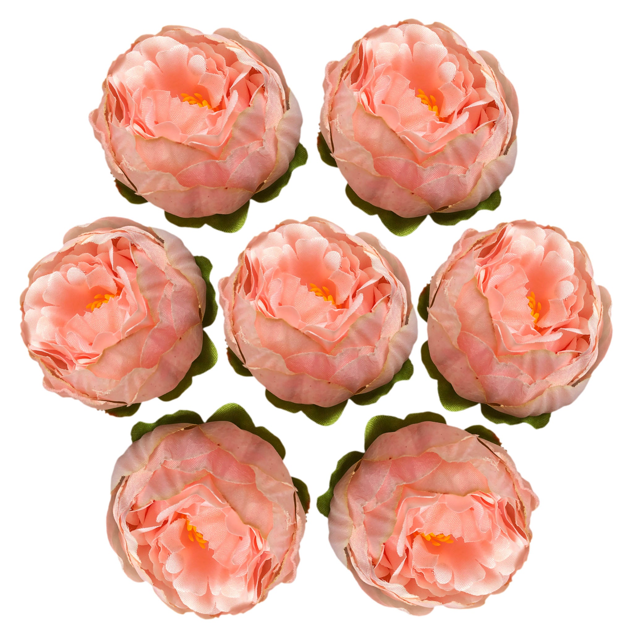 Small Silk Peony Flowers Peony Heads for Wedding Party
