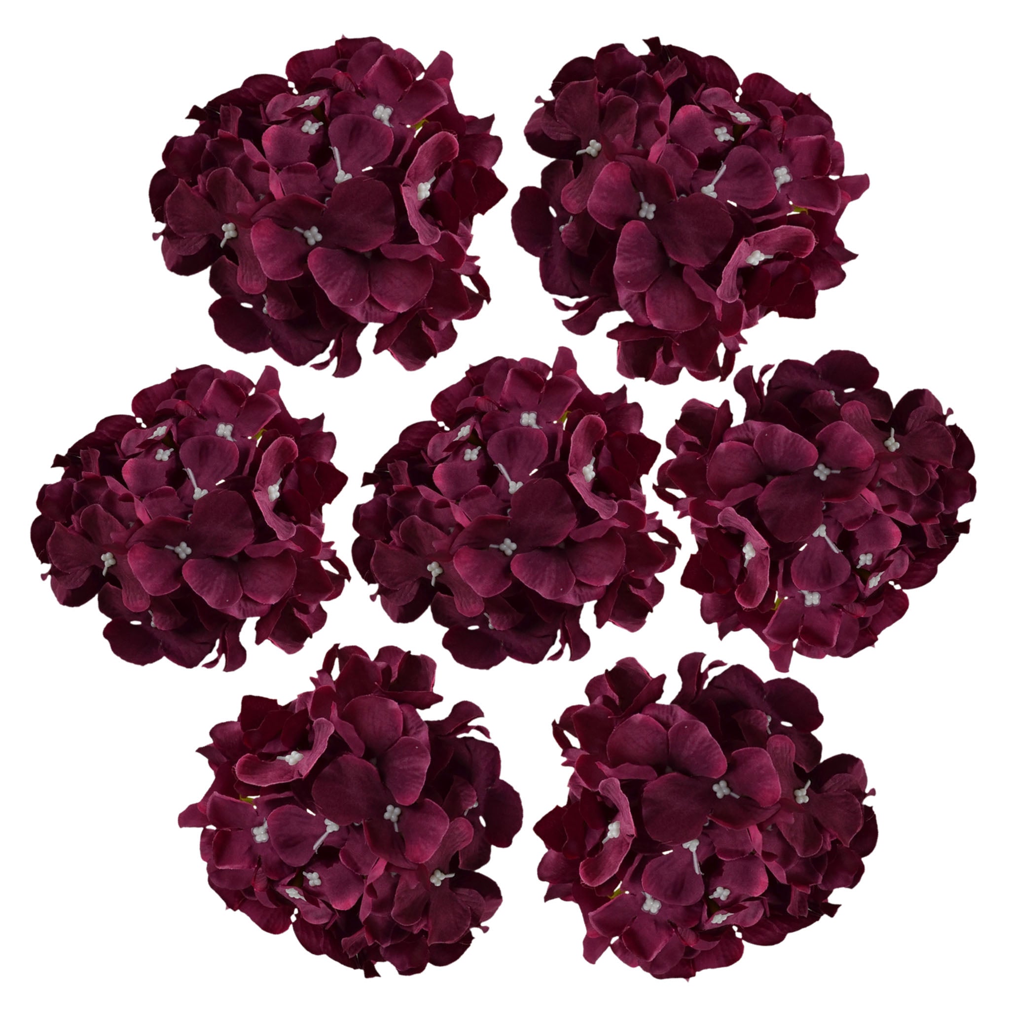Silk Hydrangea Giant Flower Heads10pcs