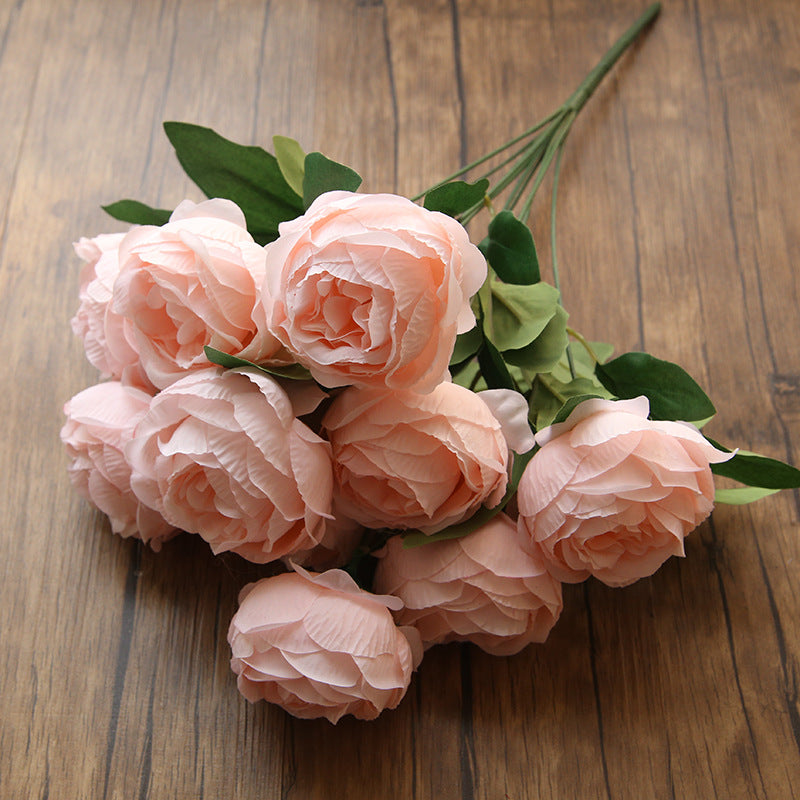 Silk Peony Flower Branches for Flower Arrangements